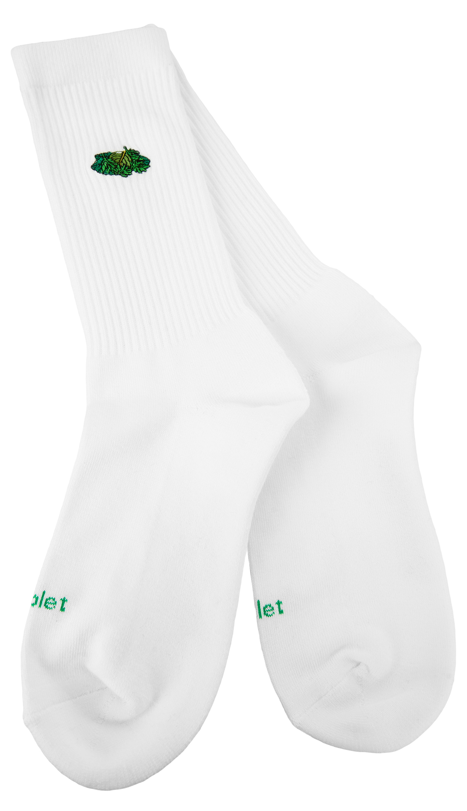 Doublet White embroidered socks