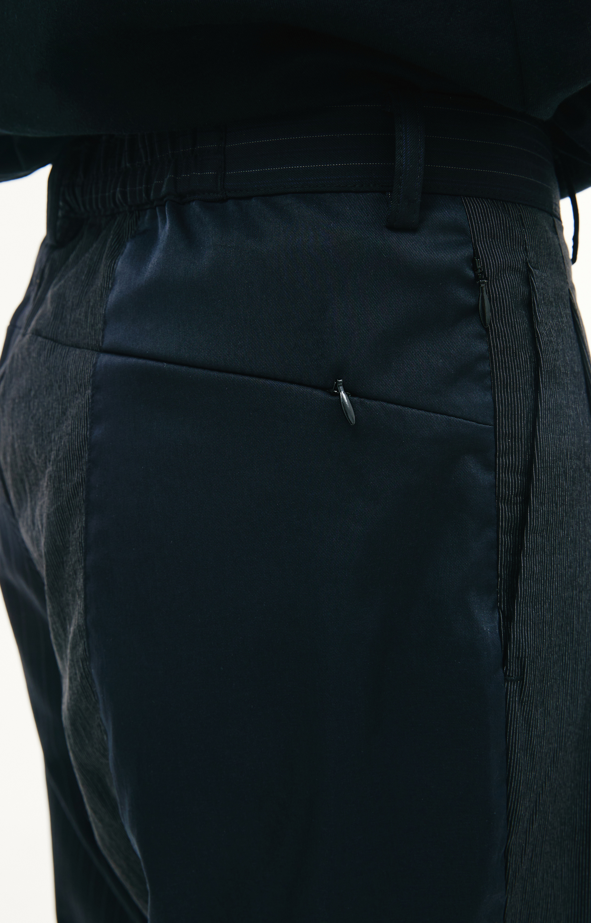 KIMMY Striped patchwork trousers