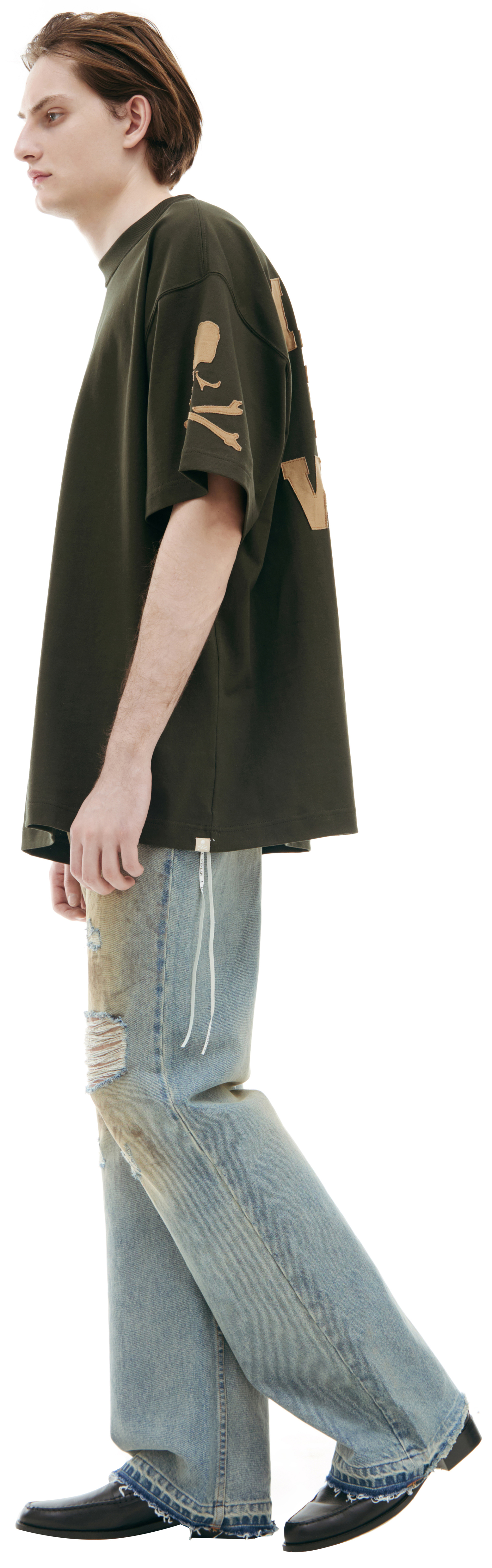 Mastermind WORLD T-shirt with logo on sleeves