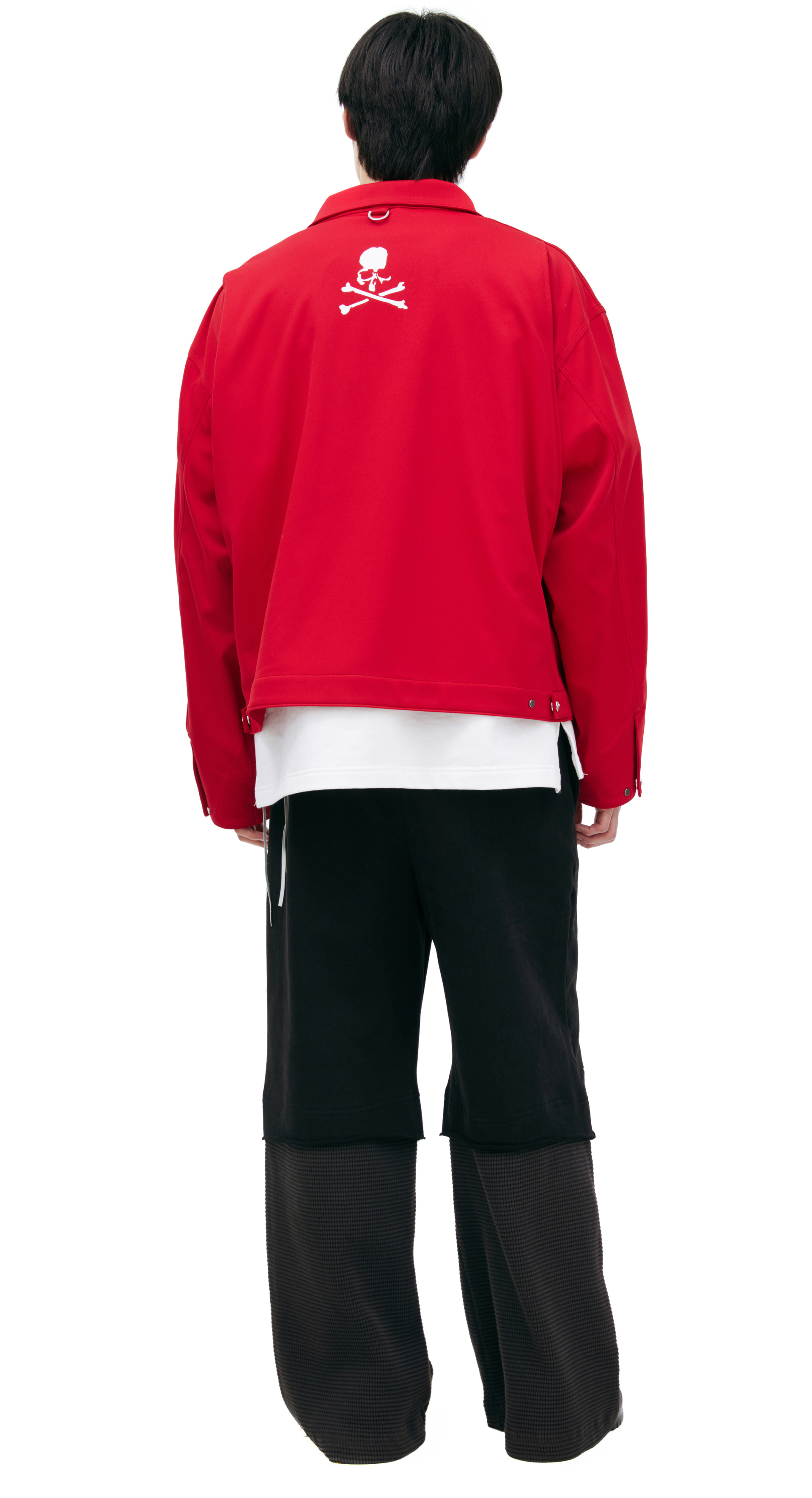 Mastermind WORLD Red jacket with a zipper