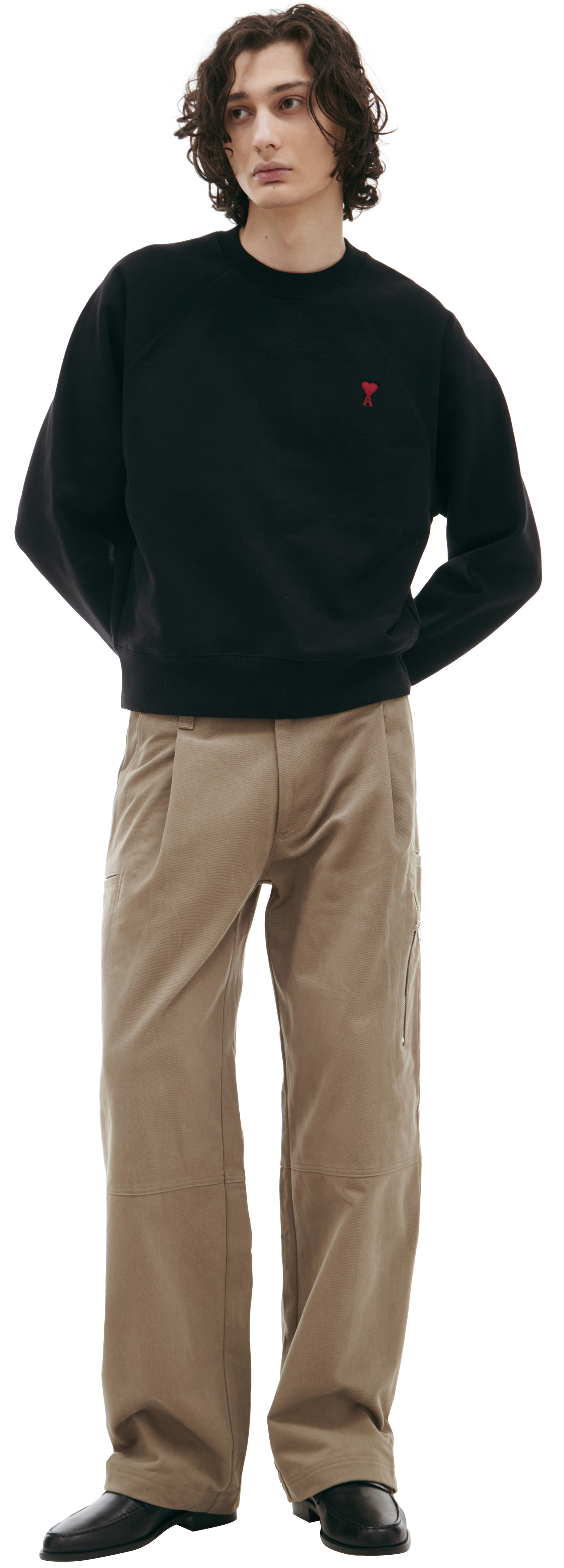 AMI PARIS Embroidered logo sweatshirt