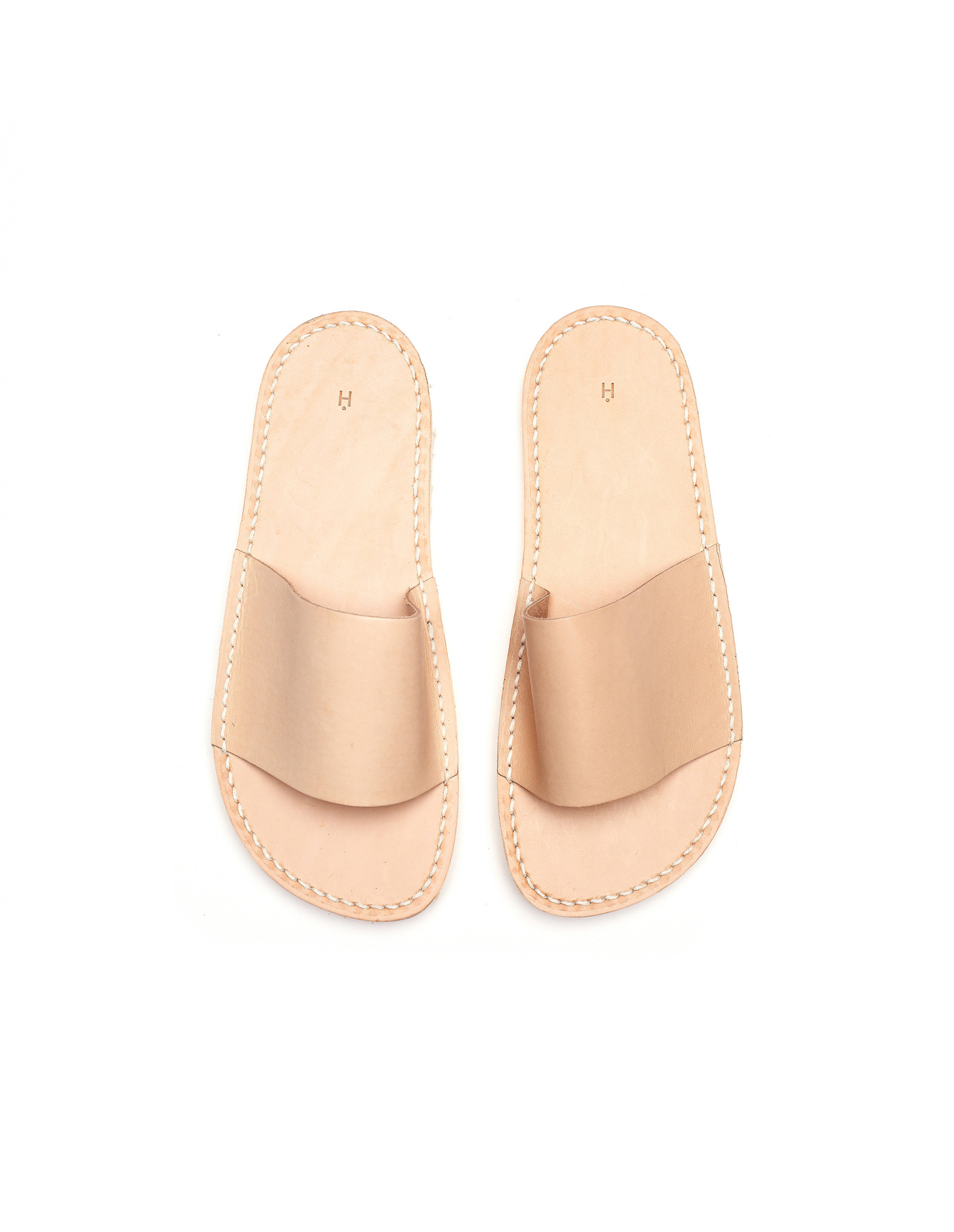 Buy Hender Scheme women beige atelier slipper in natural leather