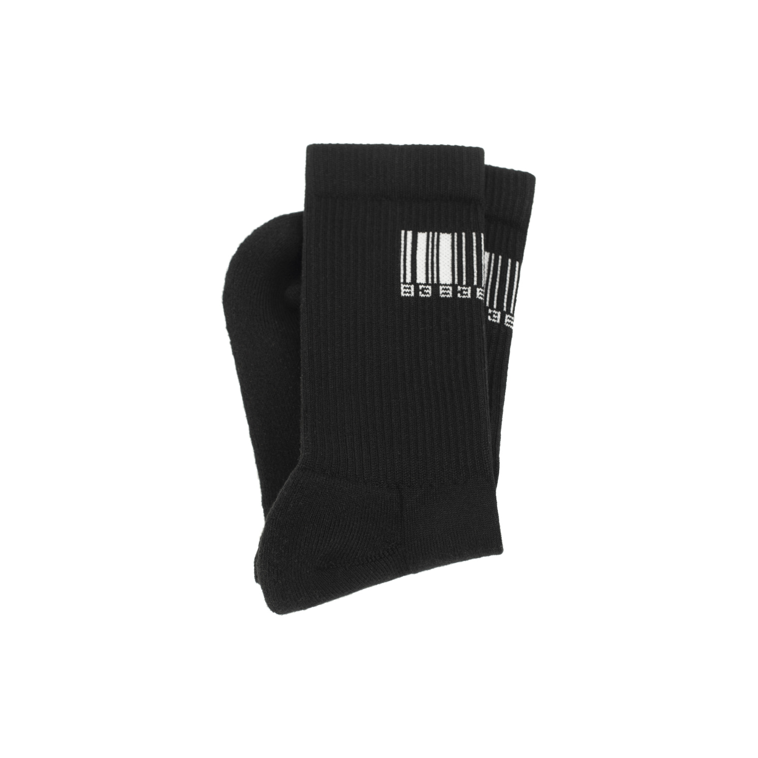 VTMNTS Black Barcode Socks