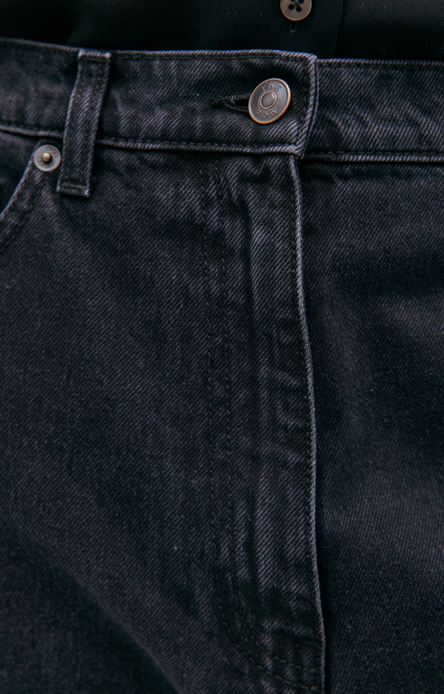 The Row Straight cotton jeans