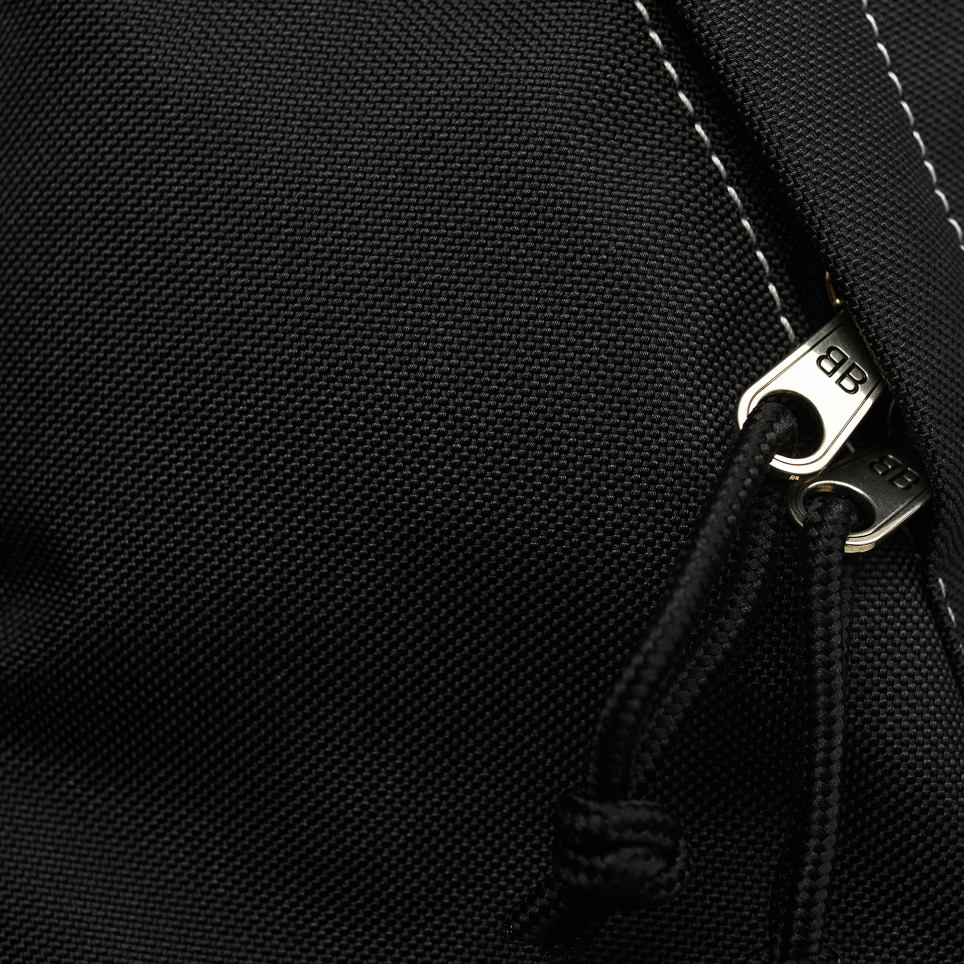 Balenciaga Black logo backpack