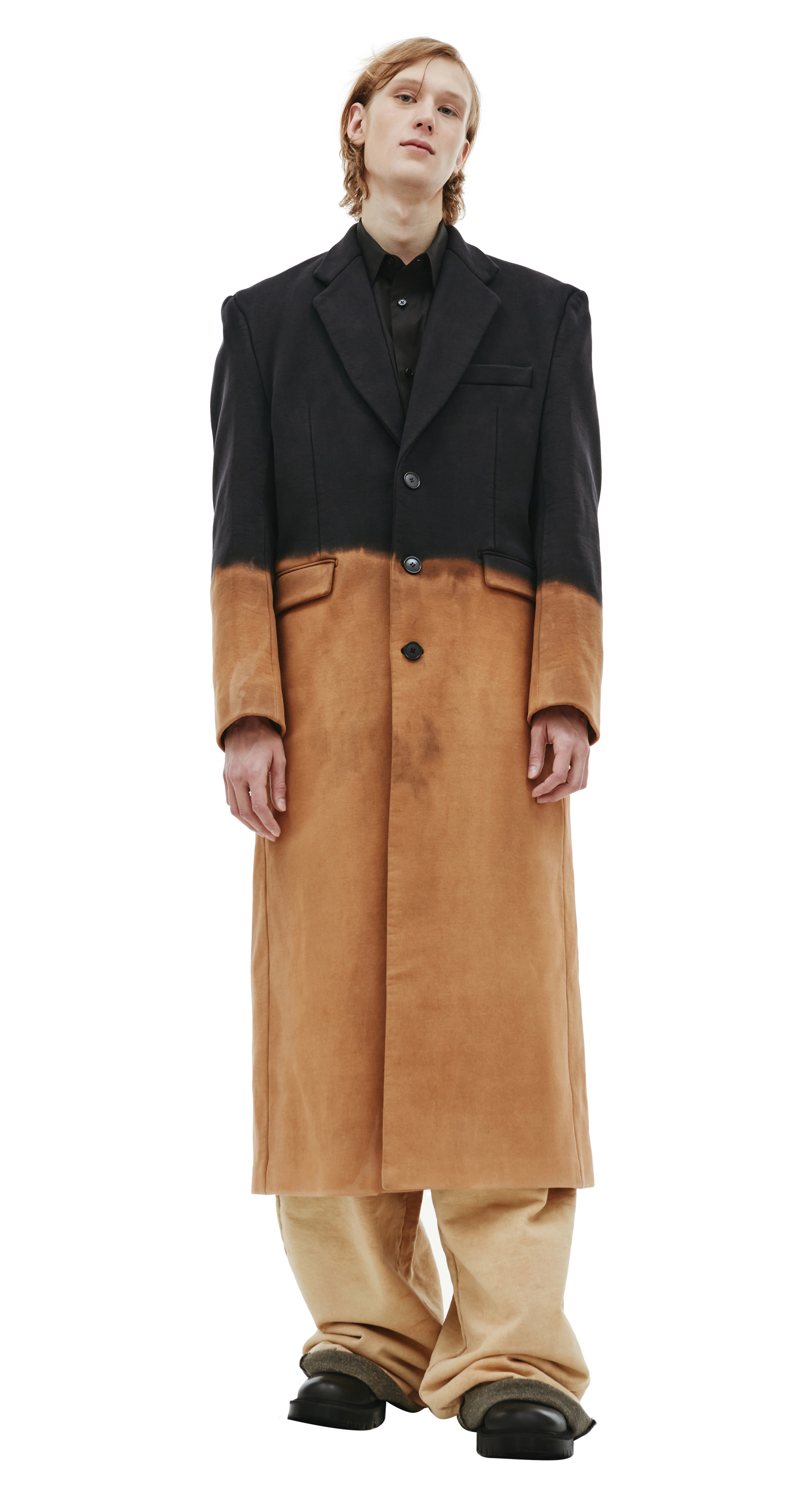 VETEMENTS Bleached long coat