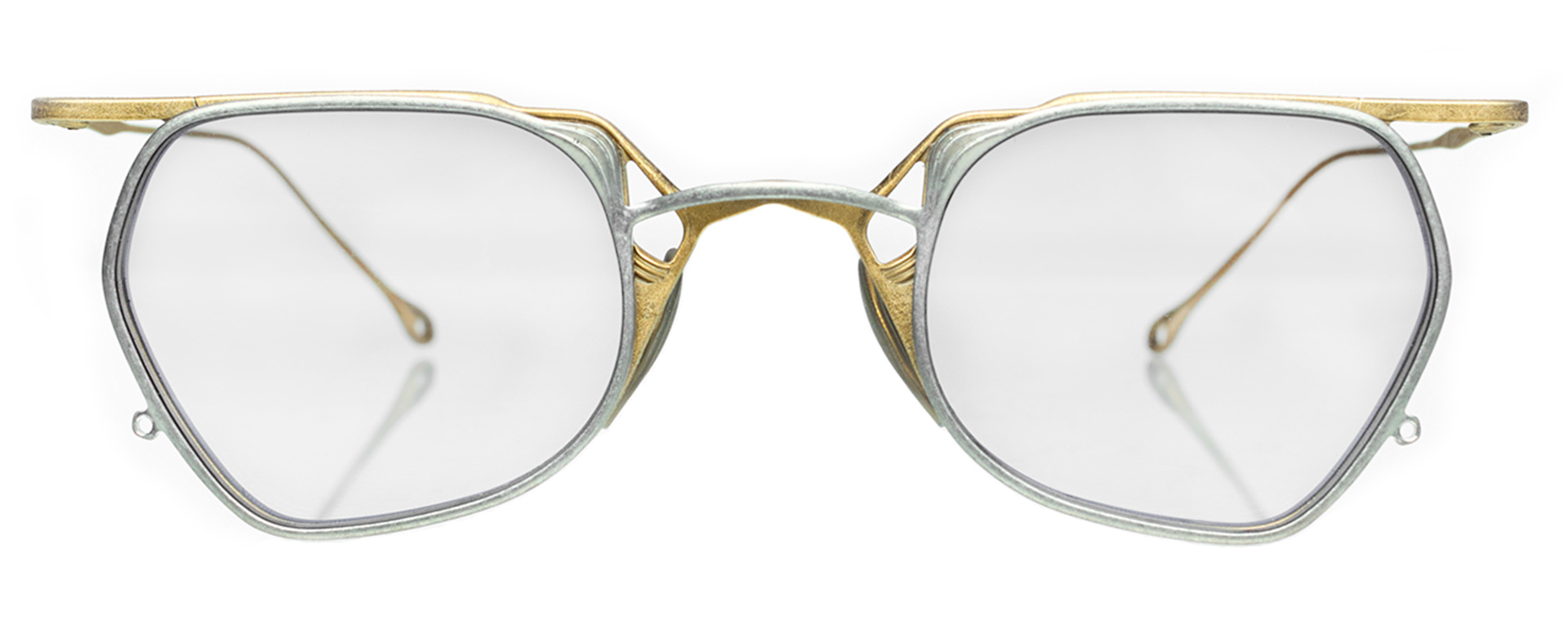 The Viridi-Anne Очки-RG1999TVA/A-ANTIQUE COLDxTITANIUM двойные,тонкая оправа цвет титан/золото