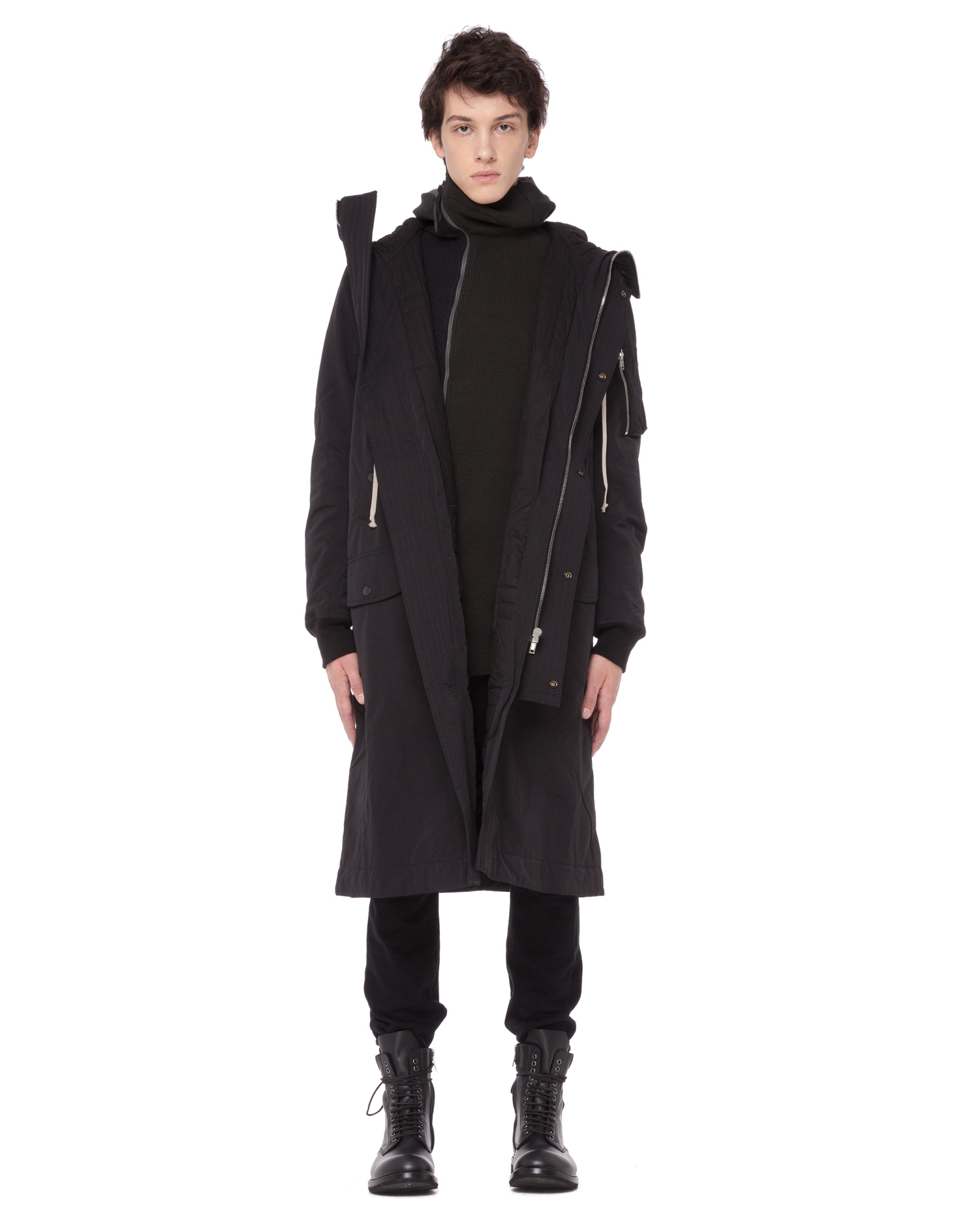 DRKSHDW by Rick Owens Парка из хлопка и нейлона