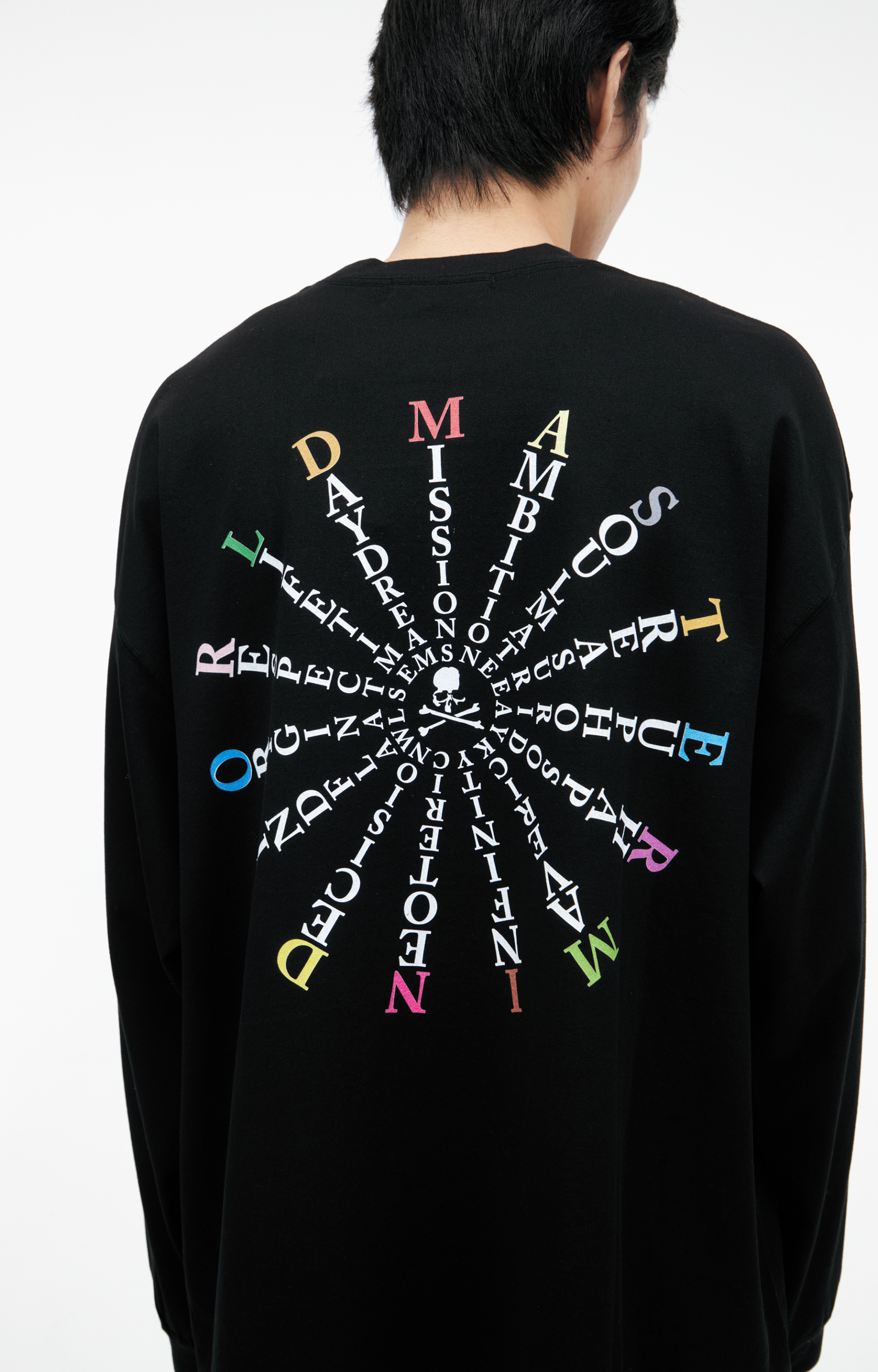 Mastermind WORLD Black longsleeve with print