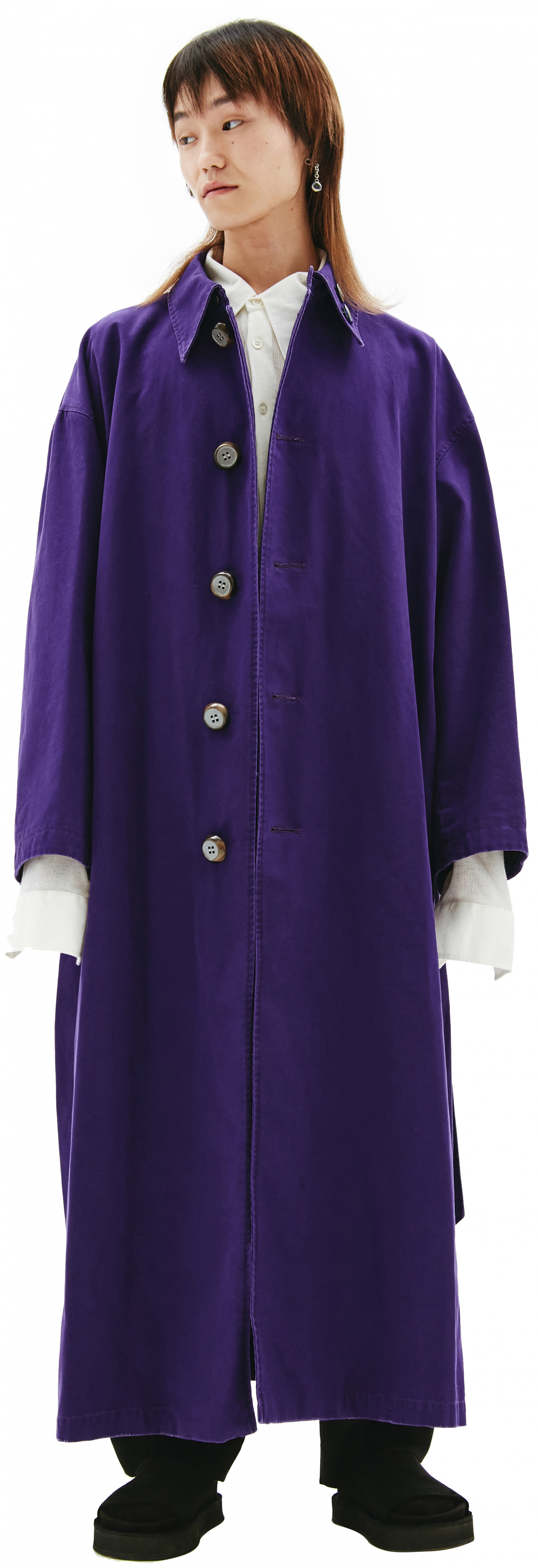 Raf Simons Purple Oversize Coat