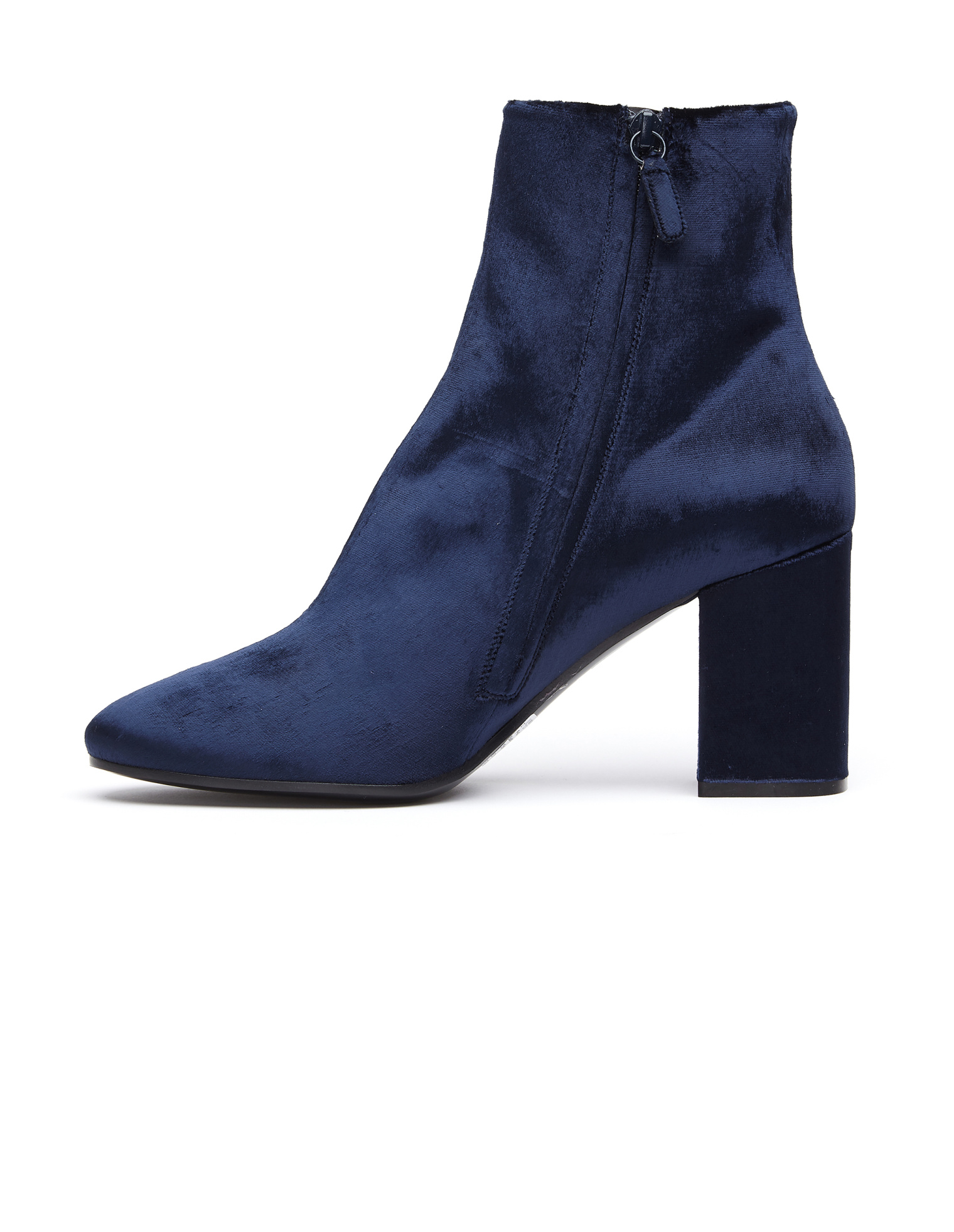 Balenciaga Ville Velvet Ankle Boots