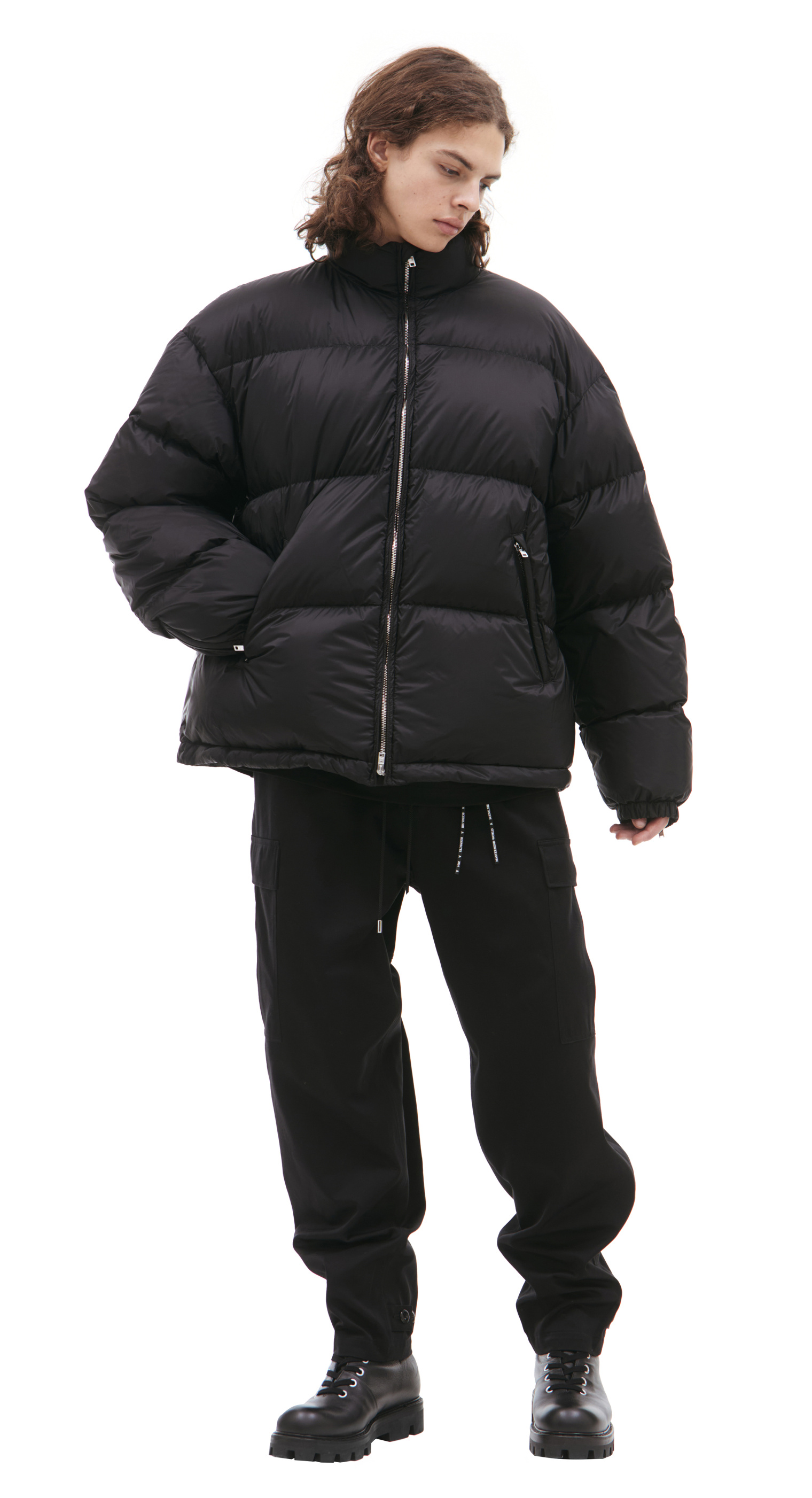 Mastermind WORLD Oversize down jacket with logo