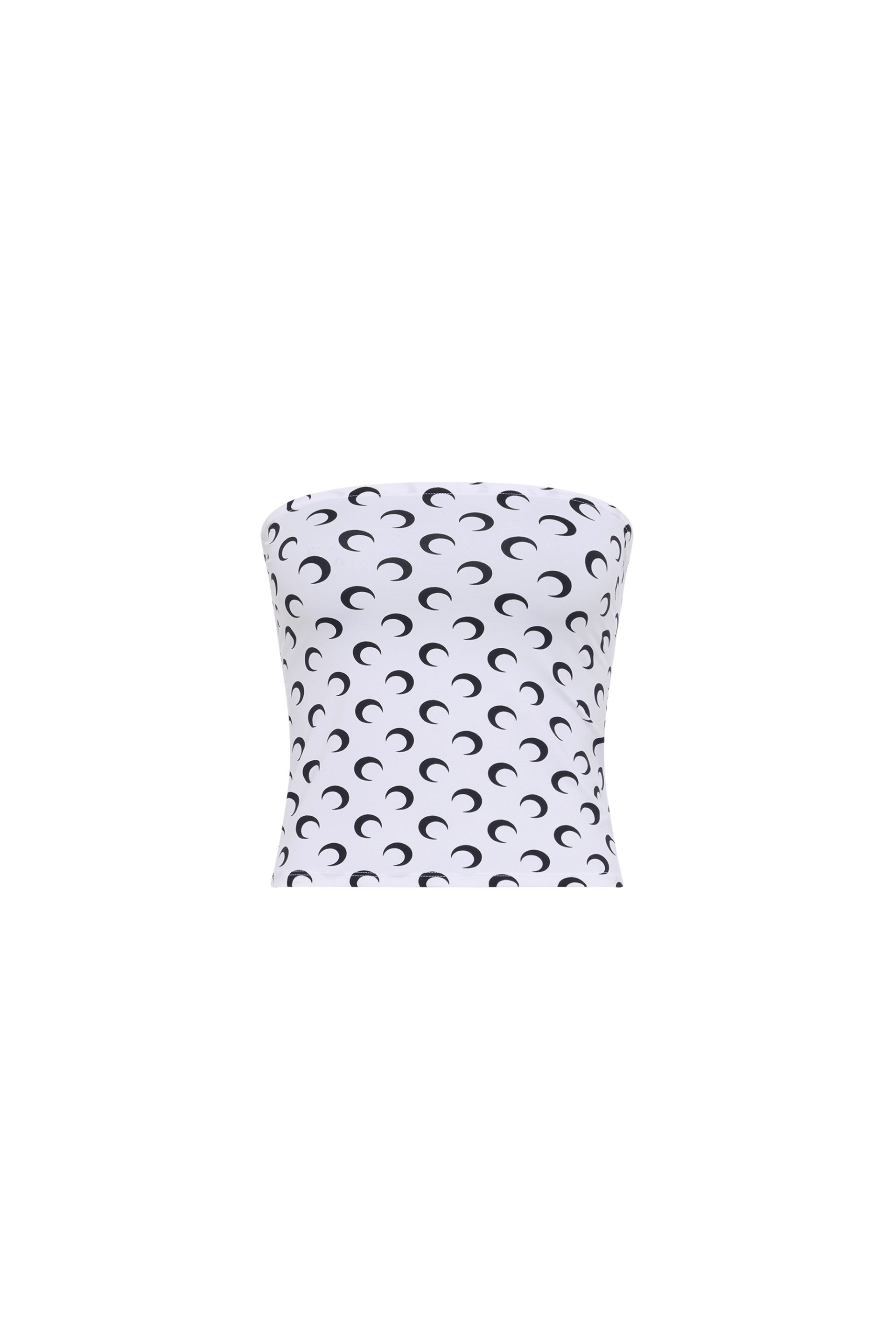 MARINE SERRE Moon Printed Jersey Tubed Top