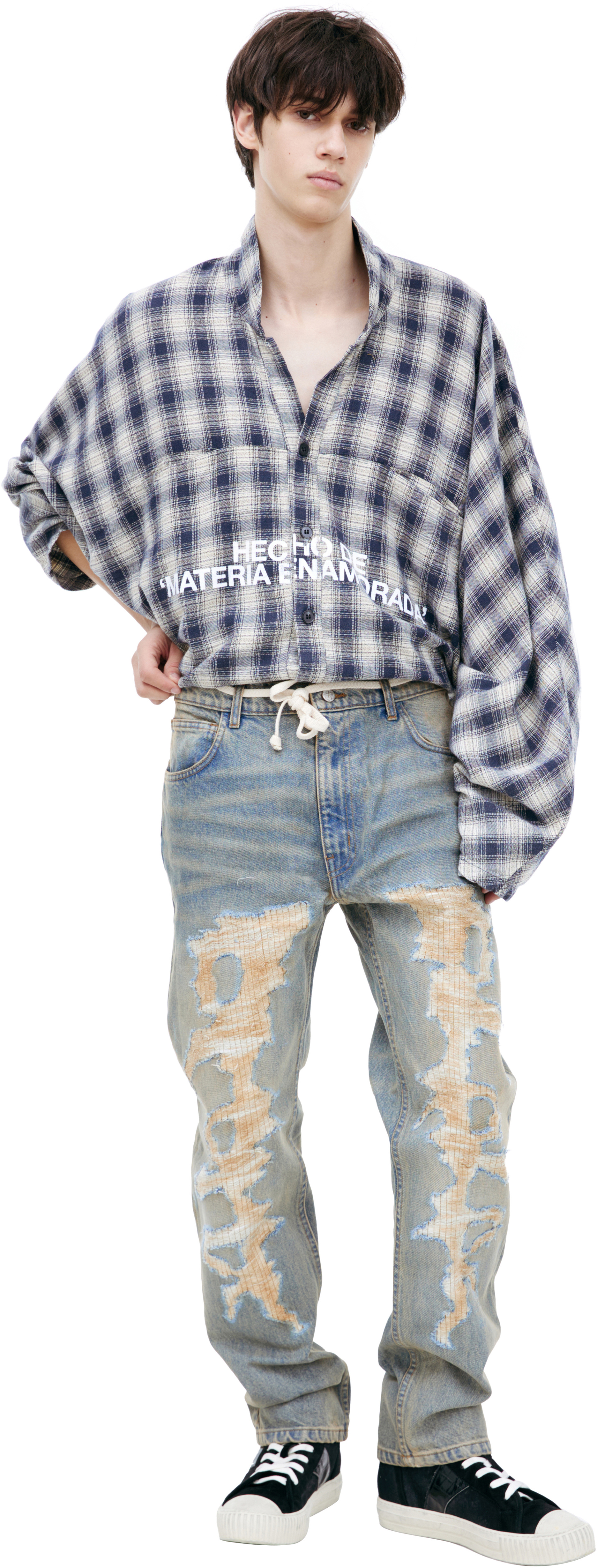 RRR123 Scuffed jeans