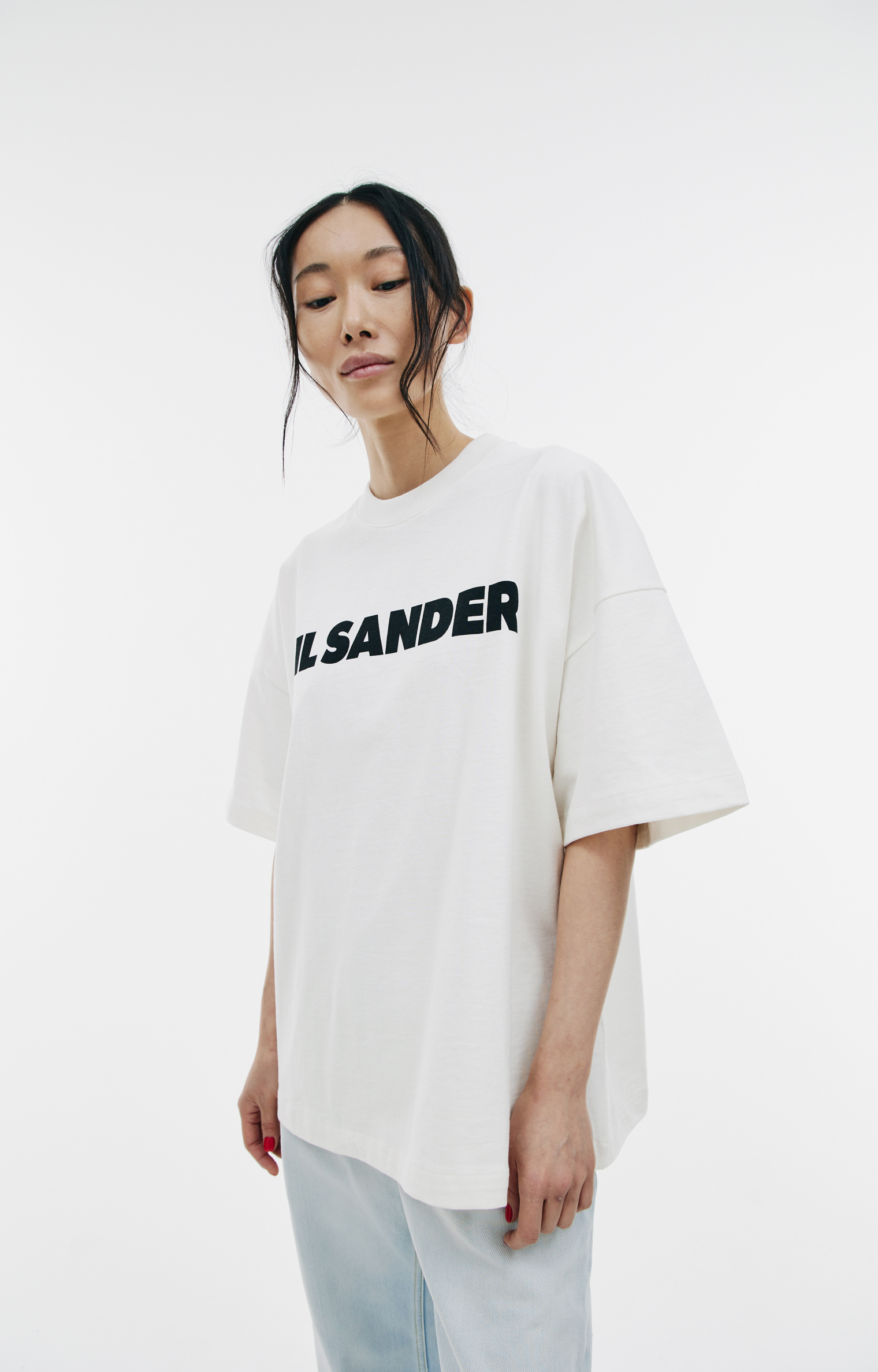 Jil Sander Logo oversized t-shirt