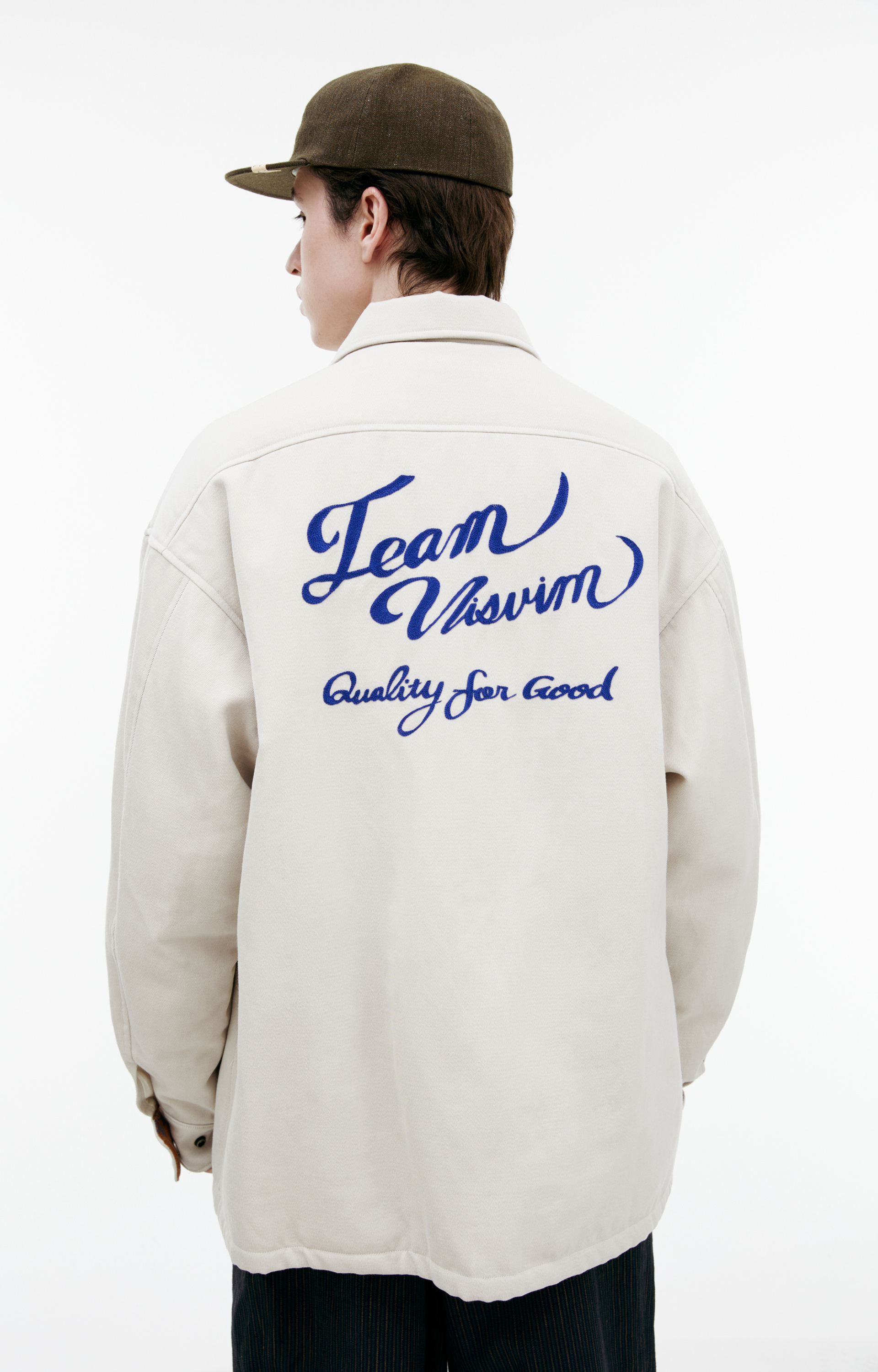 visvim White embroidered jacket