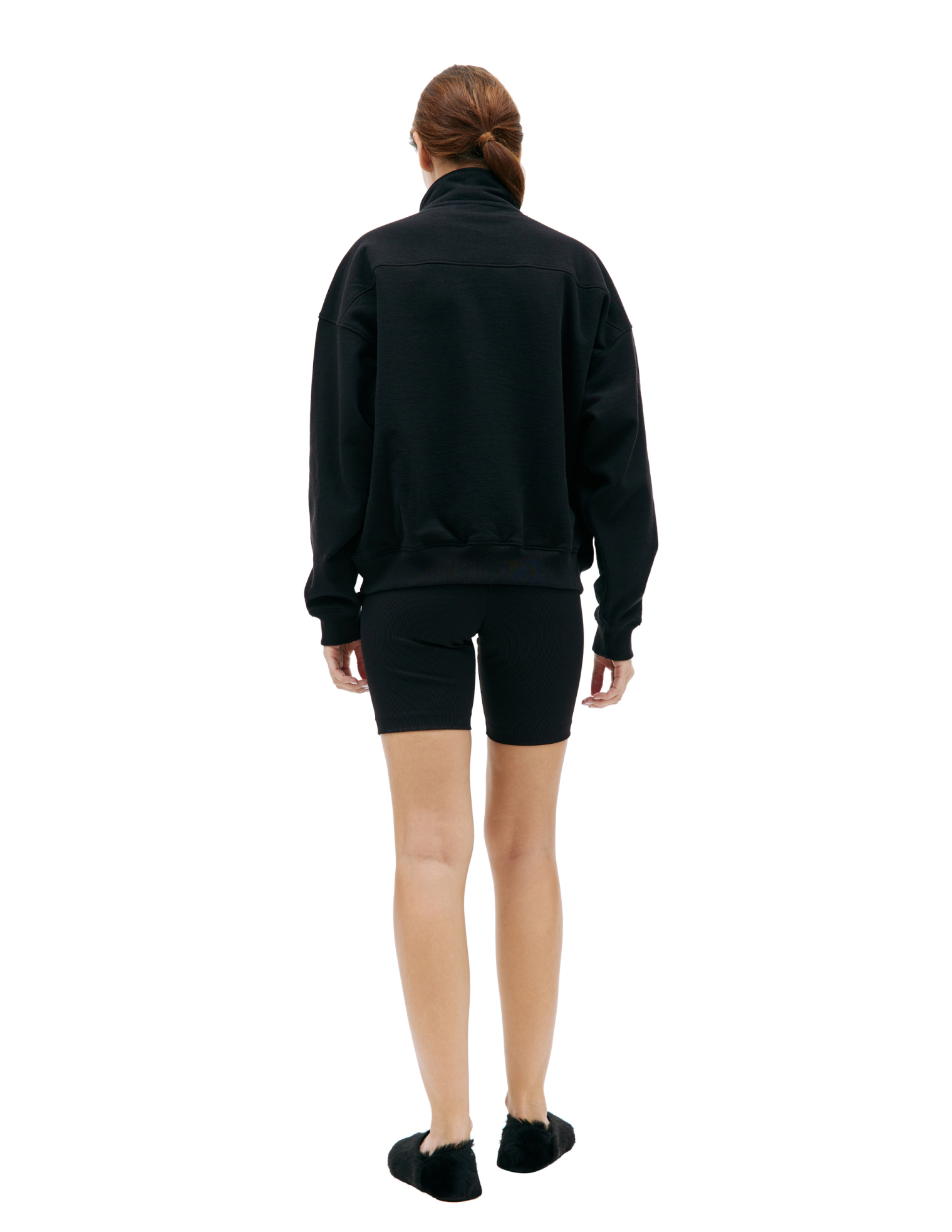 トップス SPORTY&RICH SPORTS HALF ZIP SWEAT Buy SPORTY & RICH men black 'made in california' half-zip