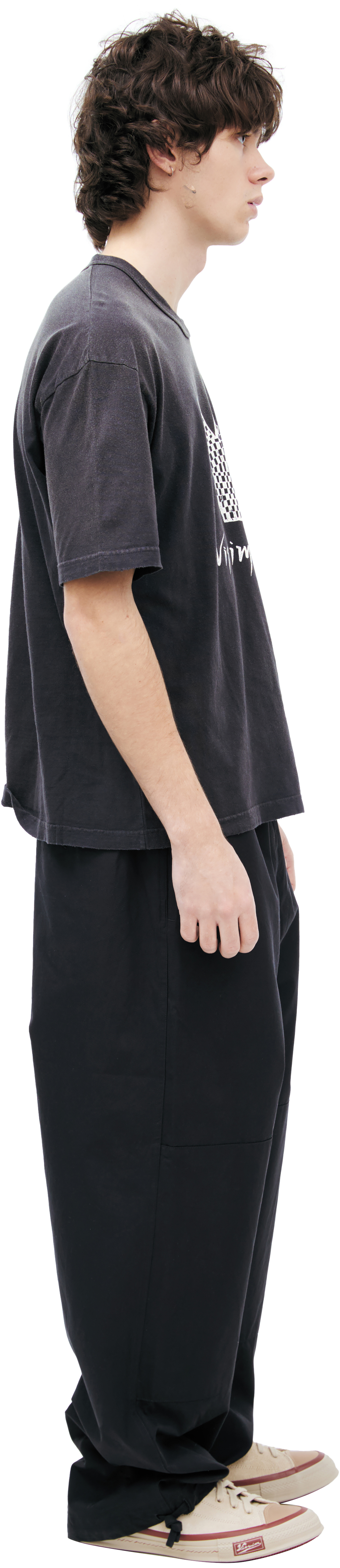 visvim Black logo T-shirt