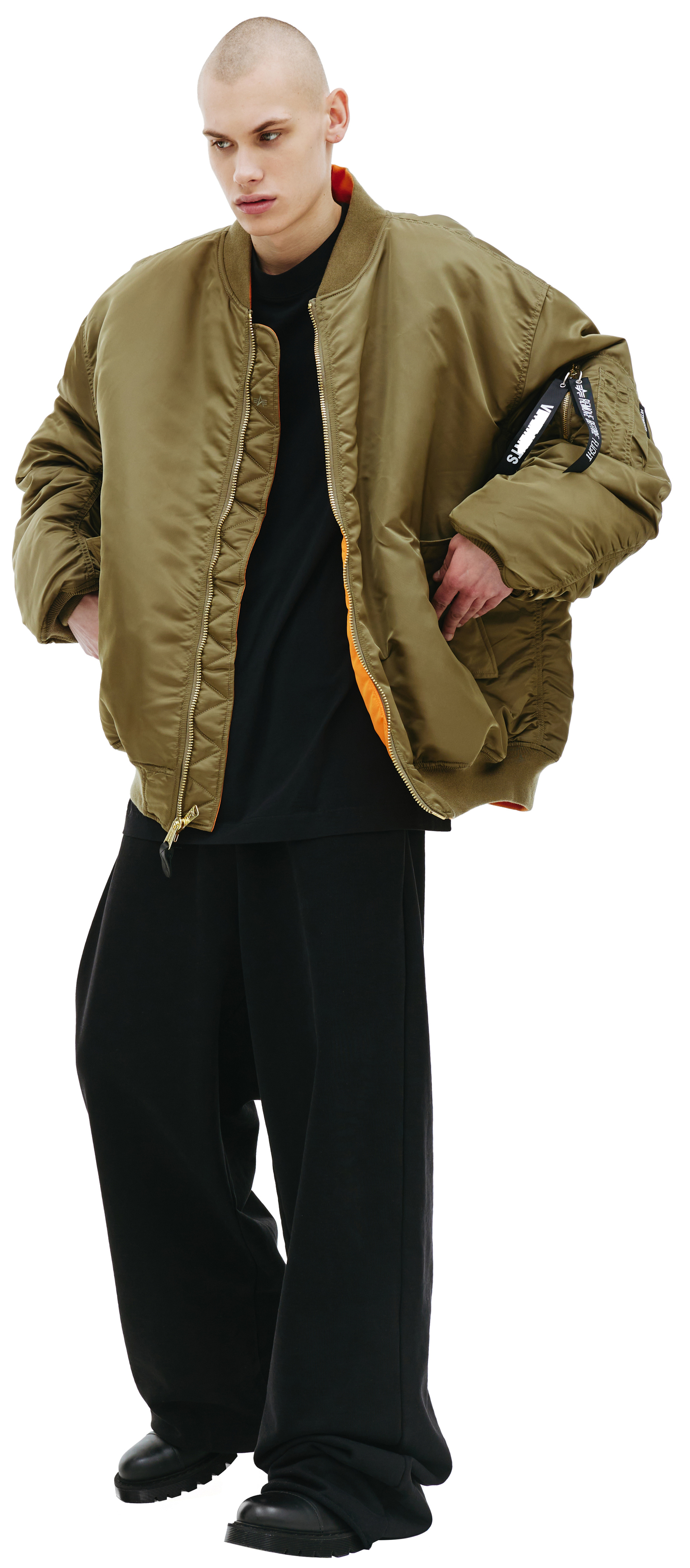 VETEMENTS х Alpha Industries reversible bomber jacket