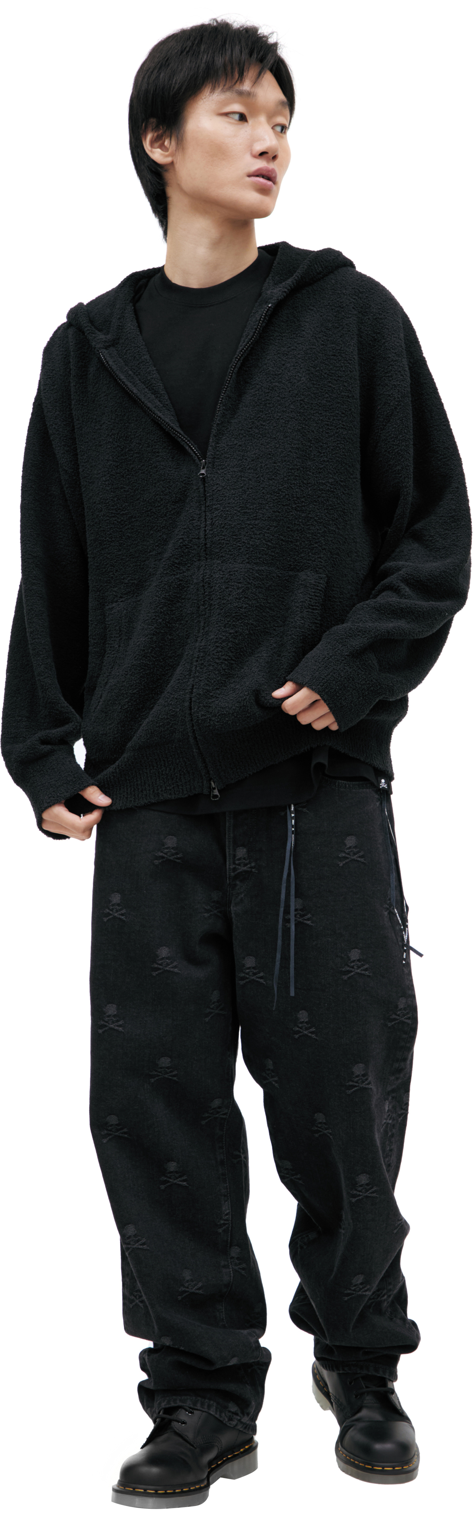 Mastermind WORLD Black hoodie with zipper