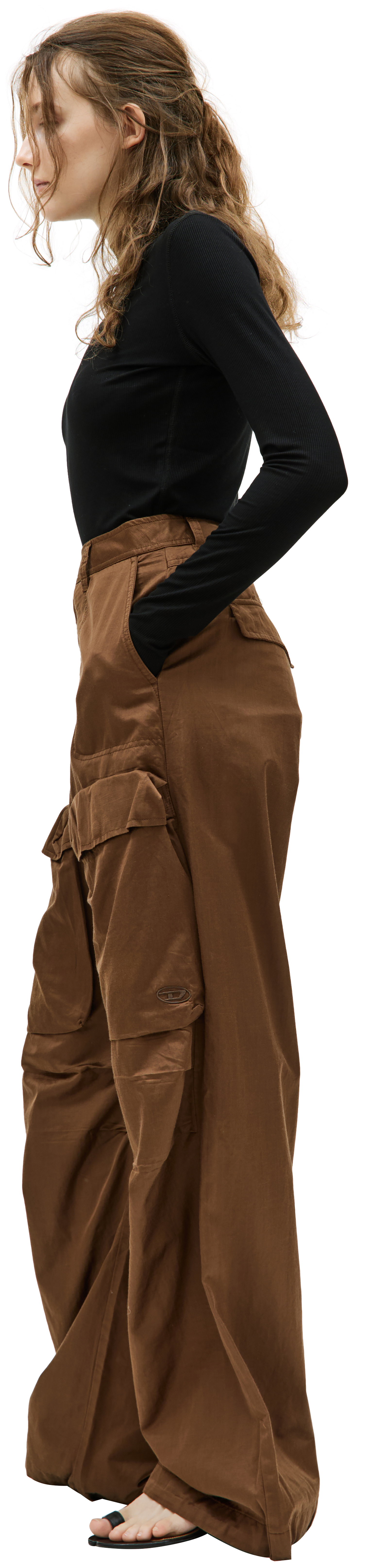 Diesel Brown cargo trousers