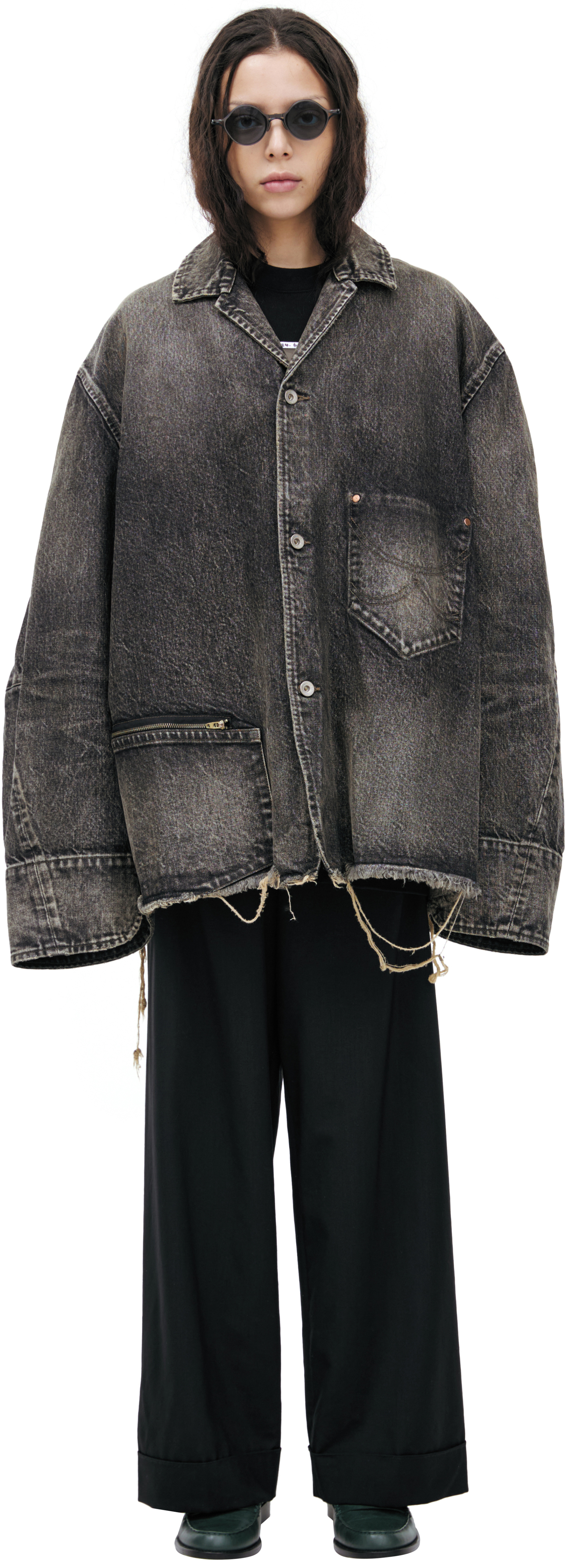 Doublet Denim jacket with washed out effect