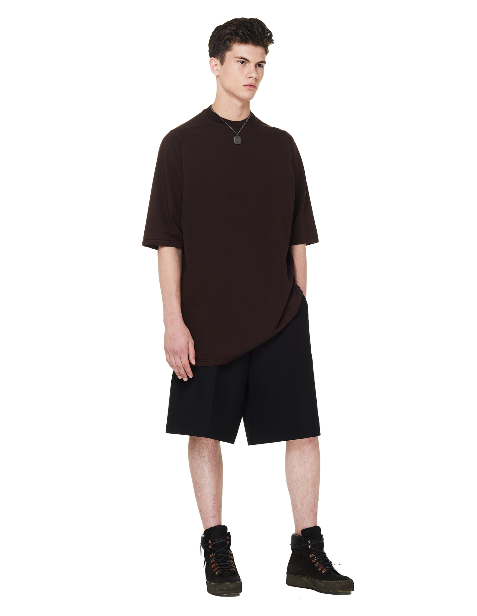 DRKSHDW by Rick Owens Dark Amber Cotton T-Shirt
