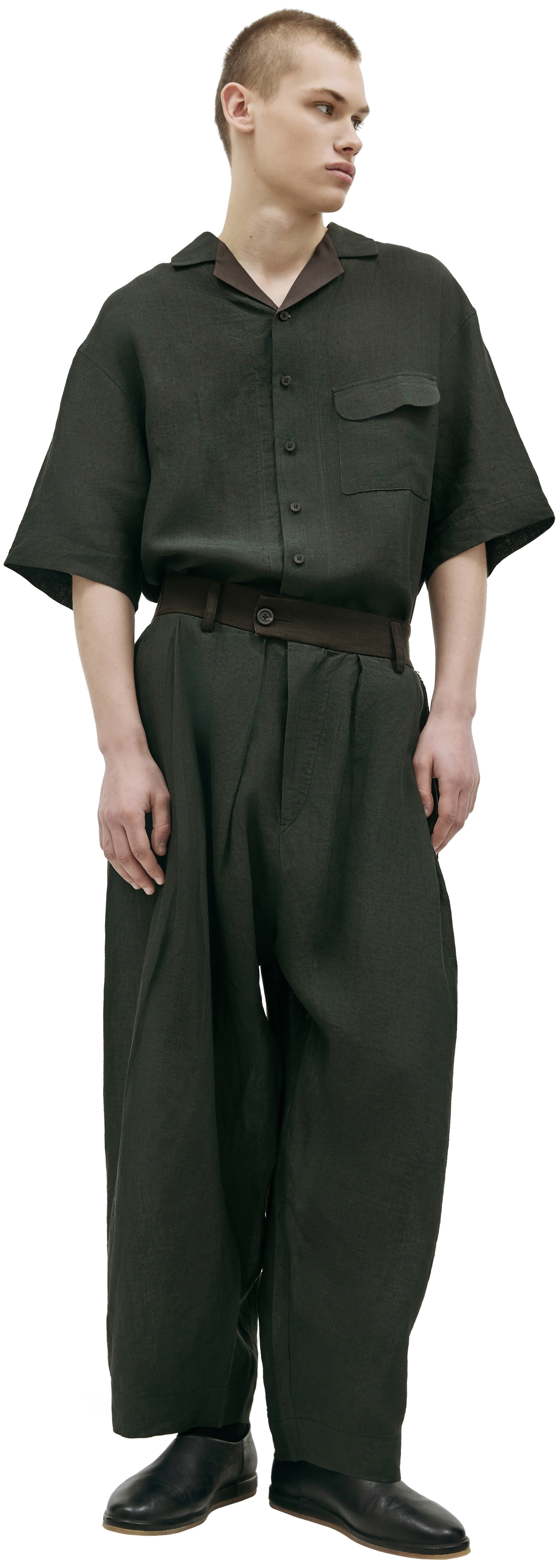 Ziggy Chen Side paneled trousers
