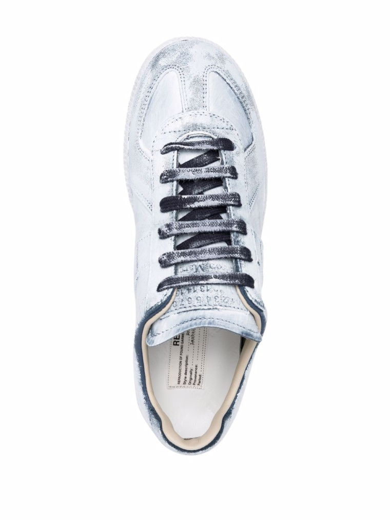 Maison Margiela Paint Effect Replica Sneakers