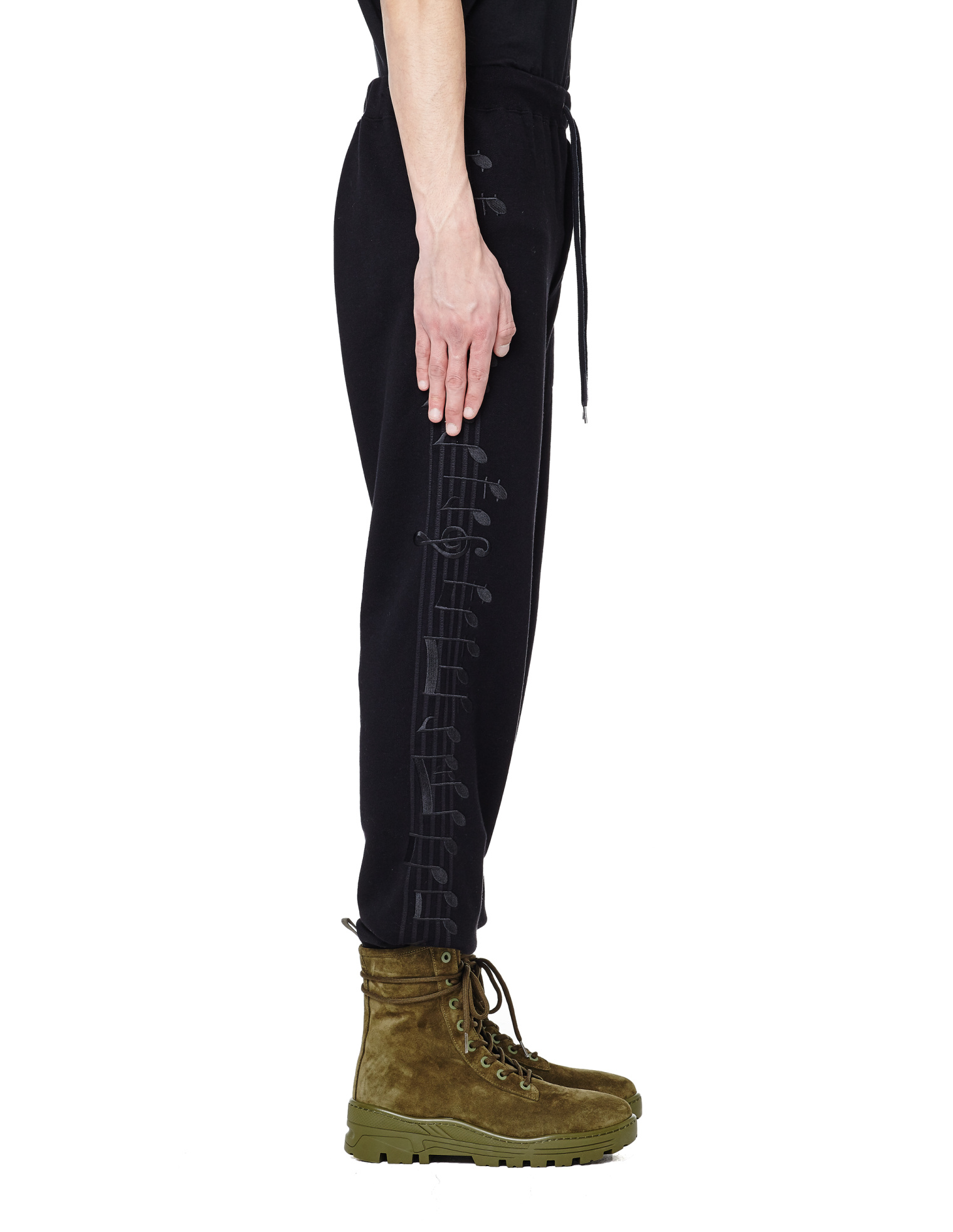 The Soloist Embroidered Cotton And Cashmere Pants