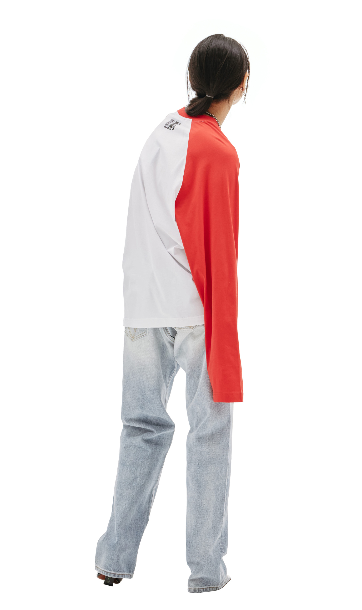 VTMNTS Barcode oversized longsleeve t-shirt
