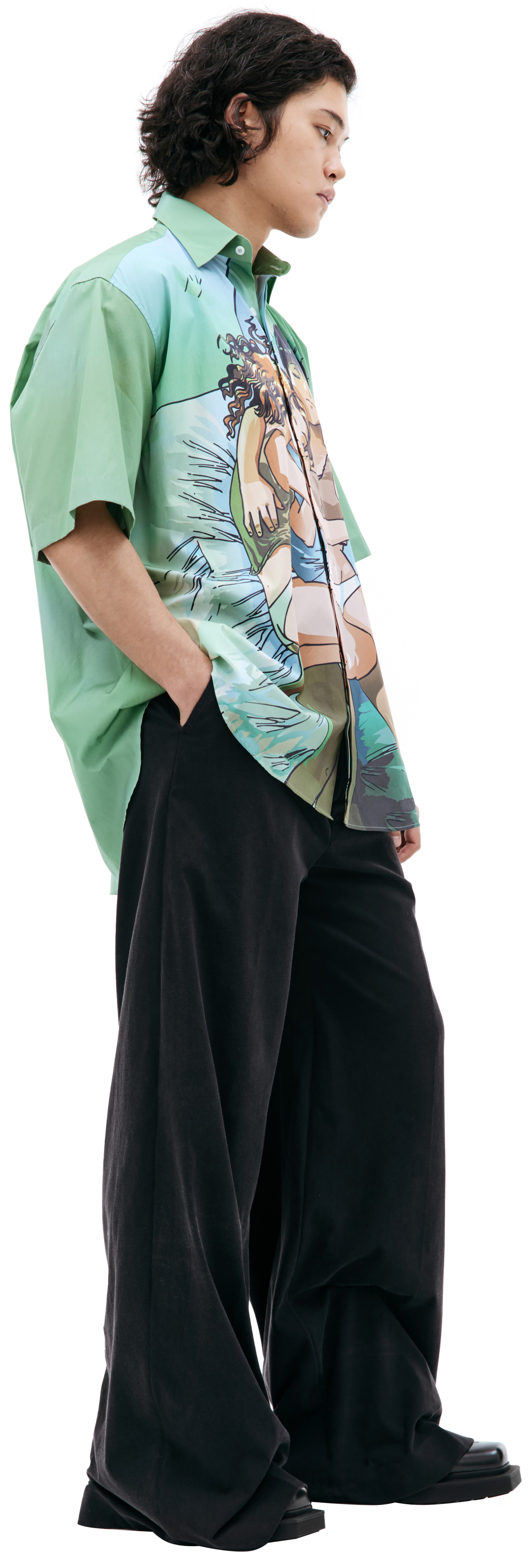 VETEMENTS Anime printed shirt