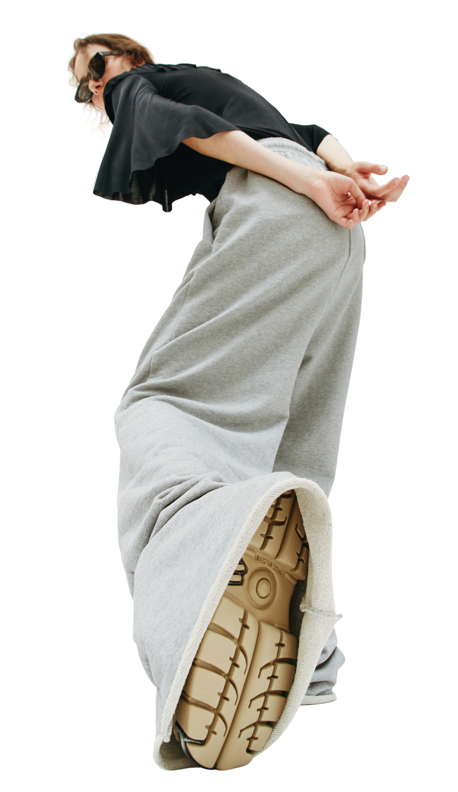 VETEMENTS Extra long wide sweatpants