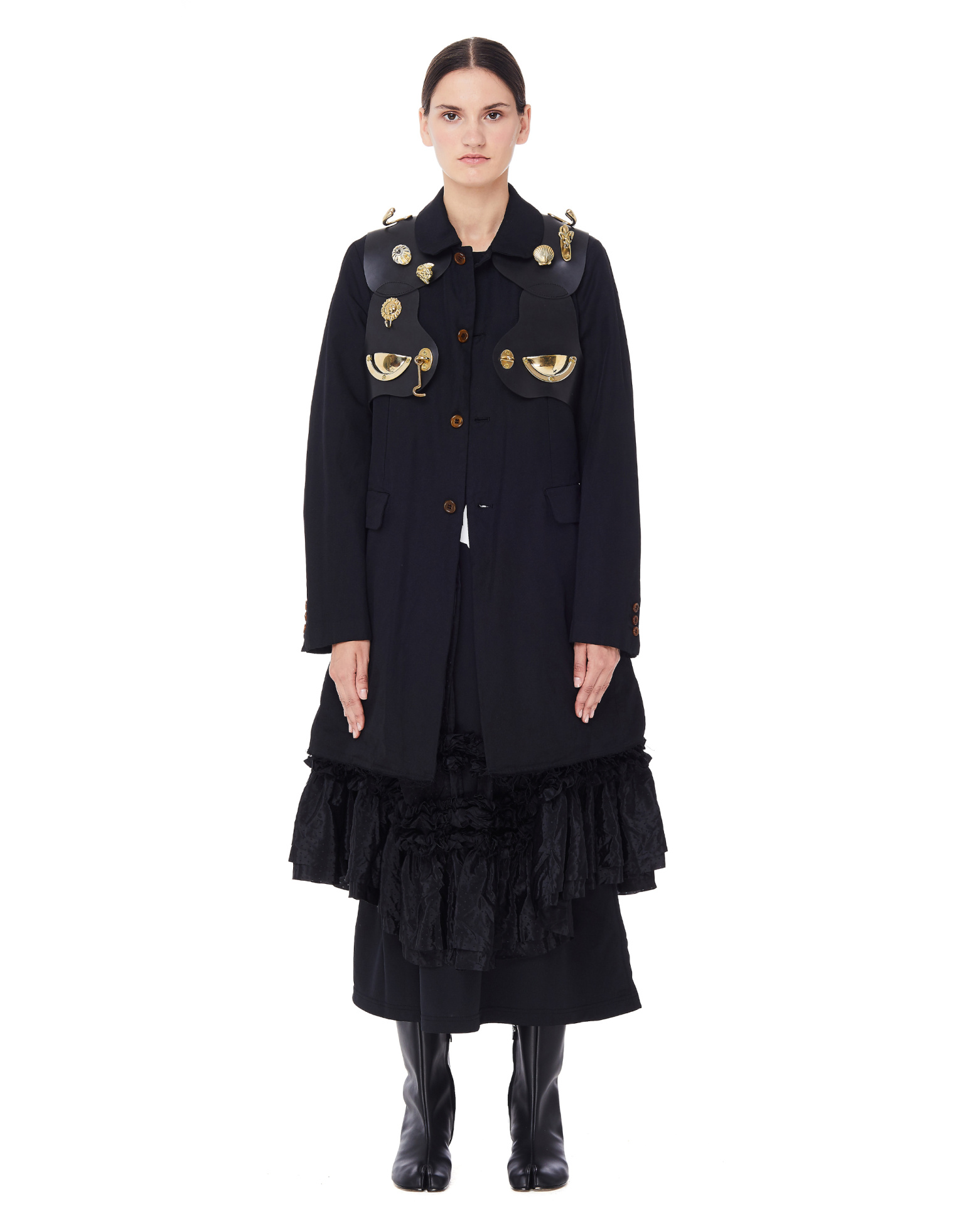Comme des Garcons Резиновый жилет с декором