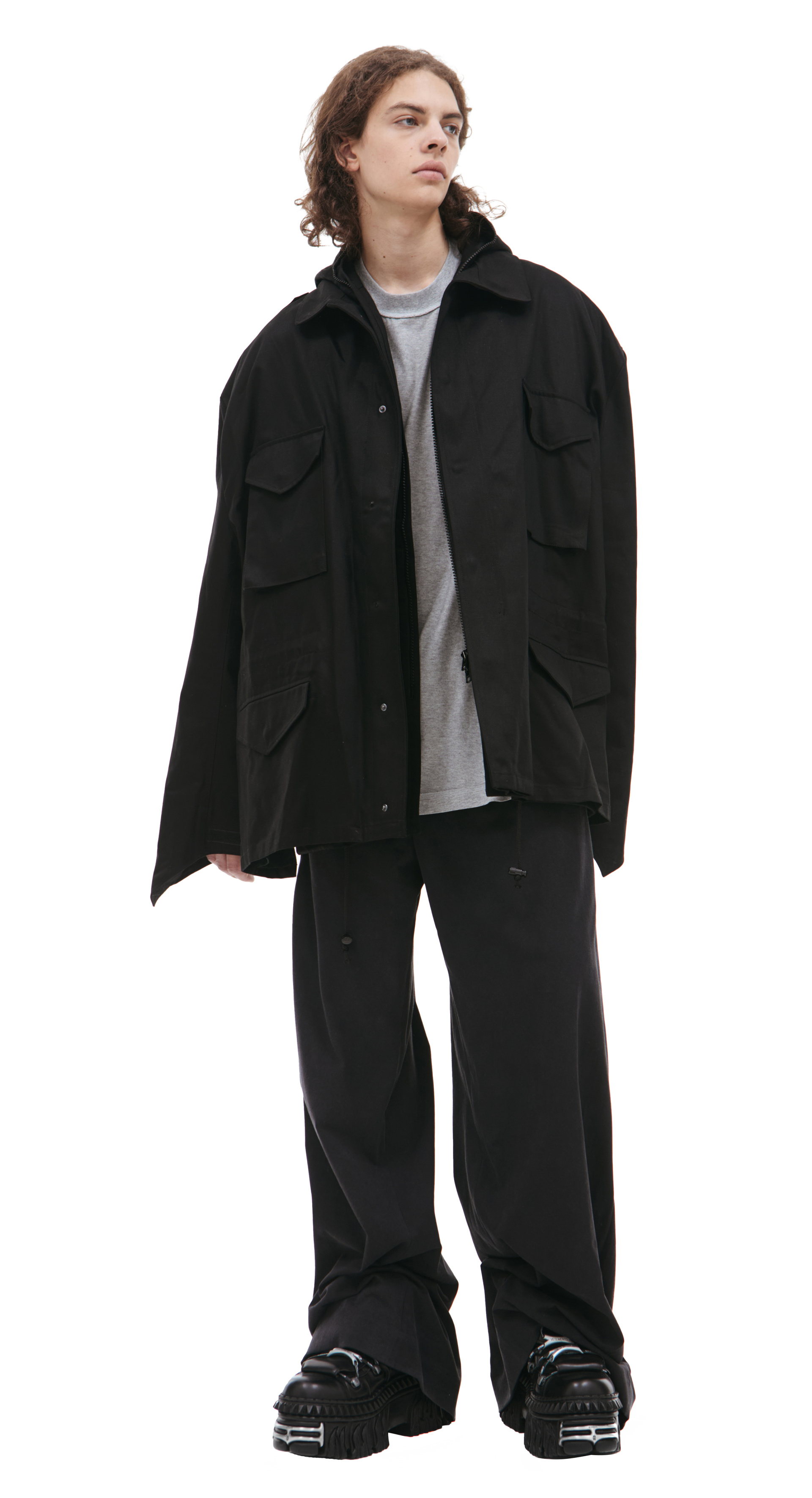 VETEMENTS Cotton Hooded Jacket