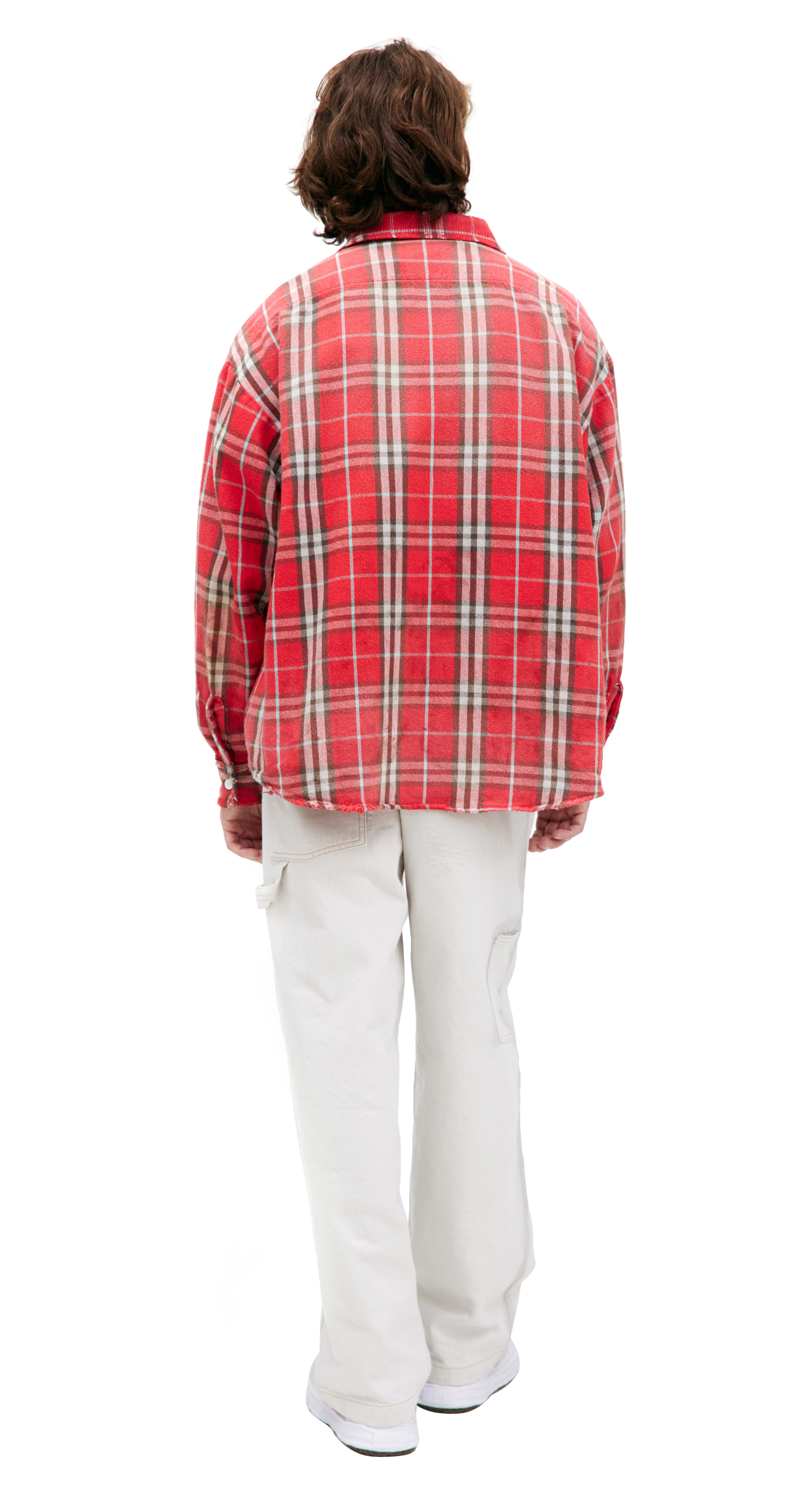 Saint Mxxxxxx Red plaid shirt