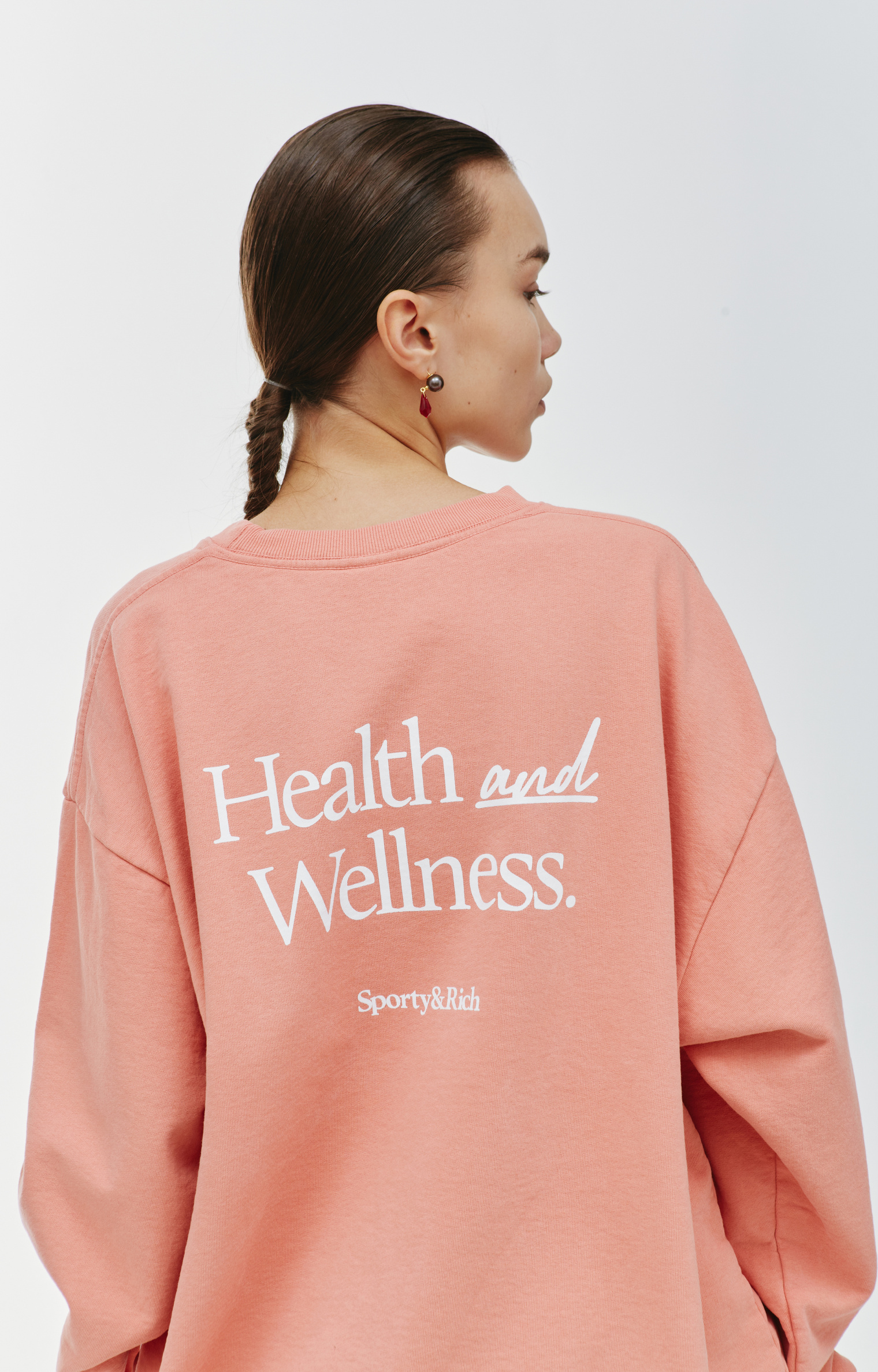 SPORTY & RICH New health sweatshirt