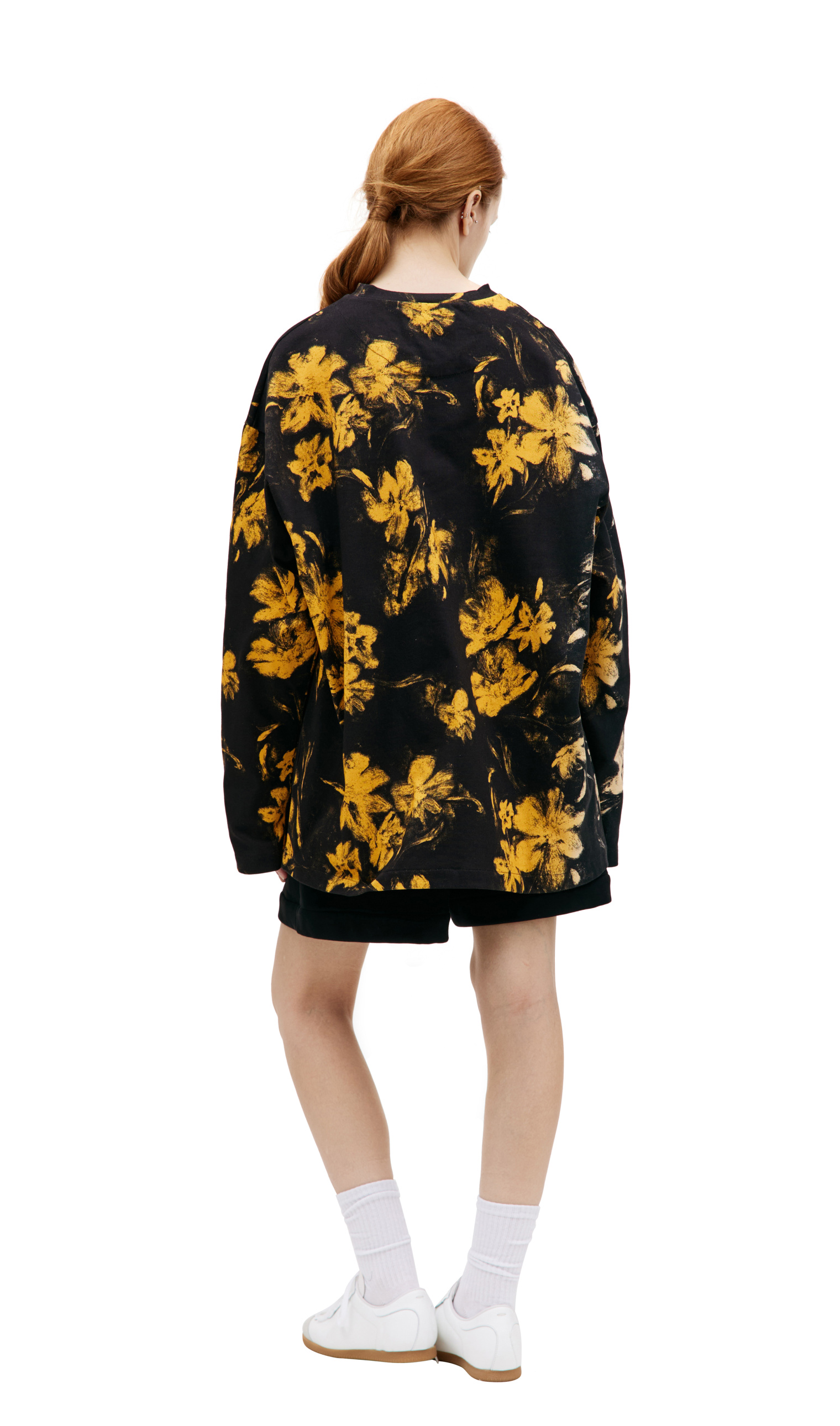 Jil Sander Floral print cotton longsleeve