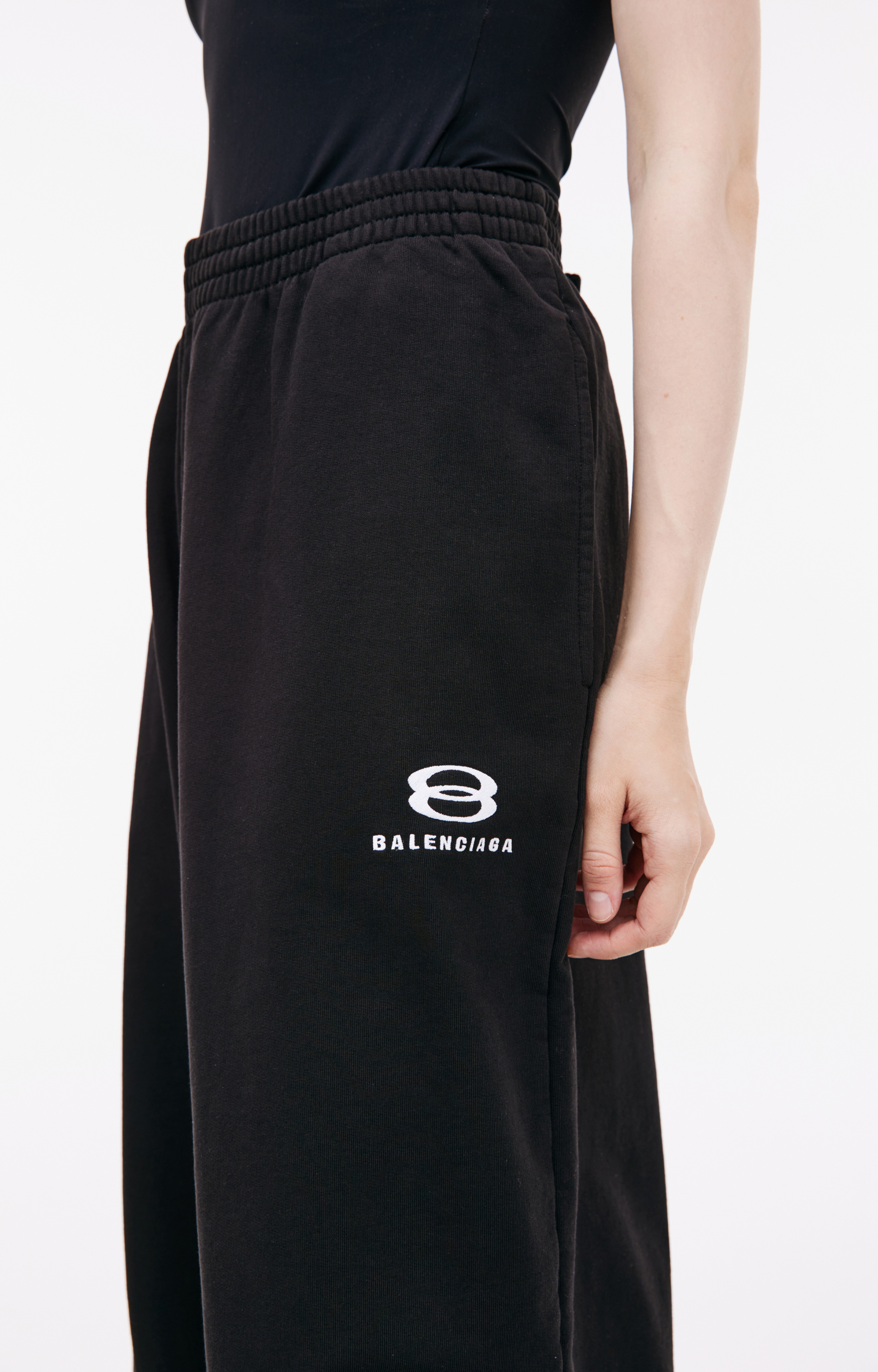 Balenciaga Black logo sweatpants