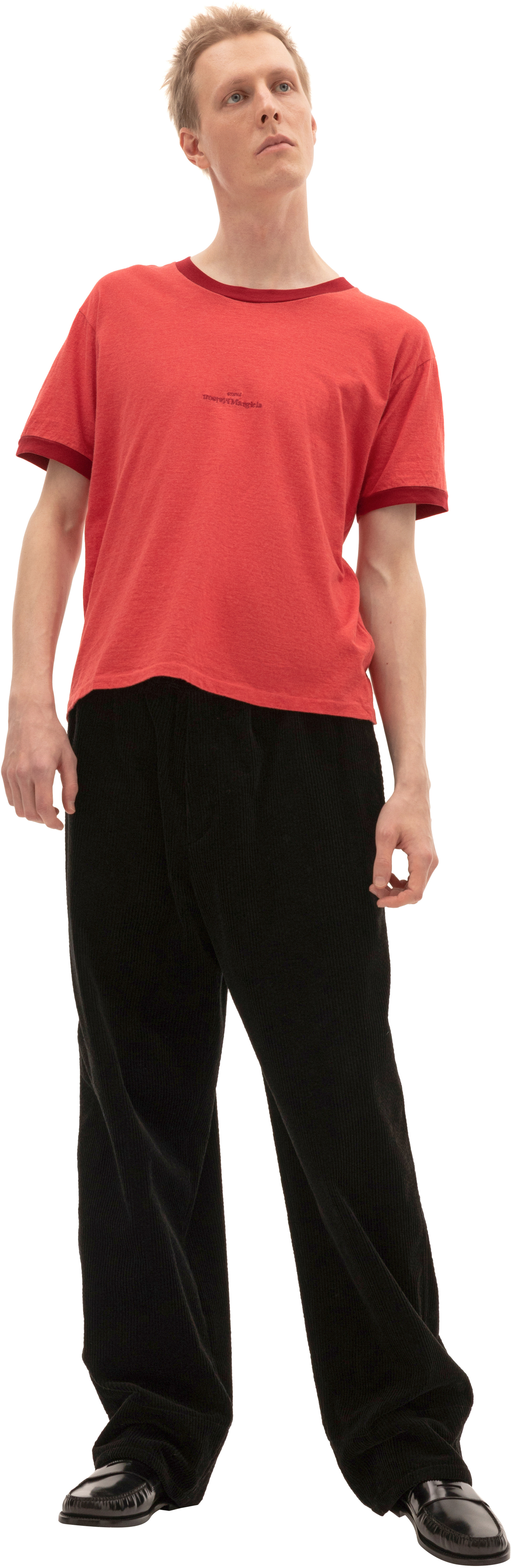 Maison Margiela Red Logo T-Shirt