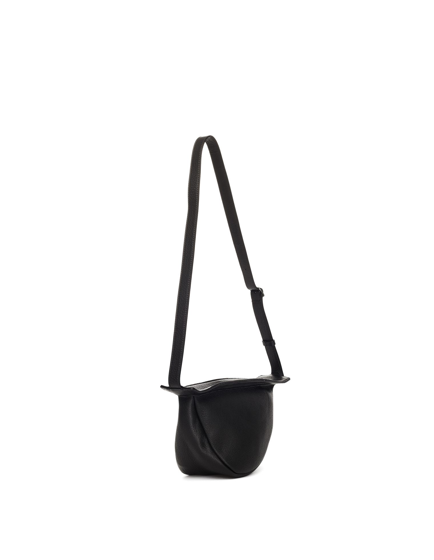 The Row Black Slouchy Banana Small Bag