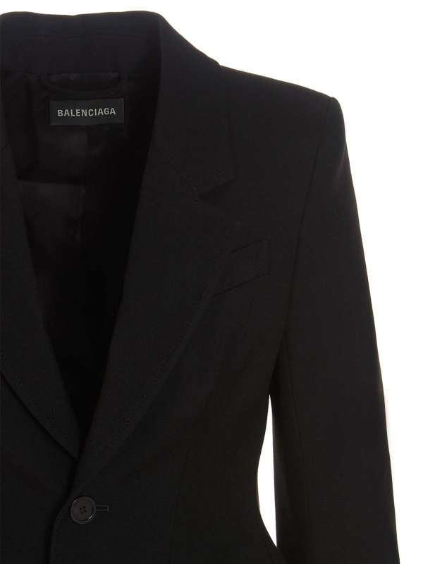 Balenciaga Single-breasted wool jacket