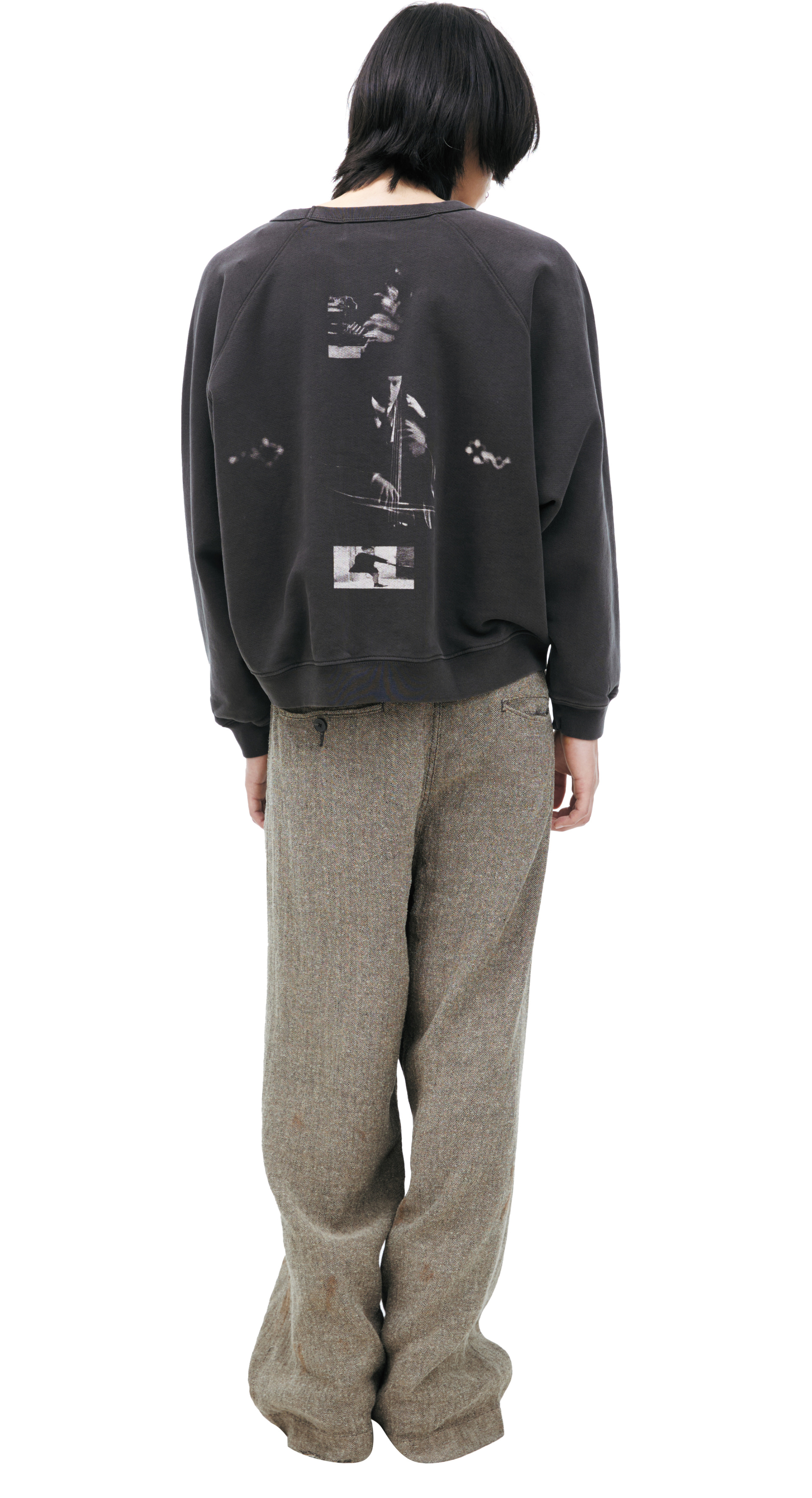 Enfants Riches Déprimés Dark grеy printed sweatshirt