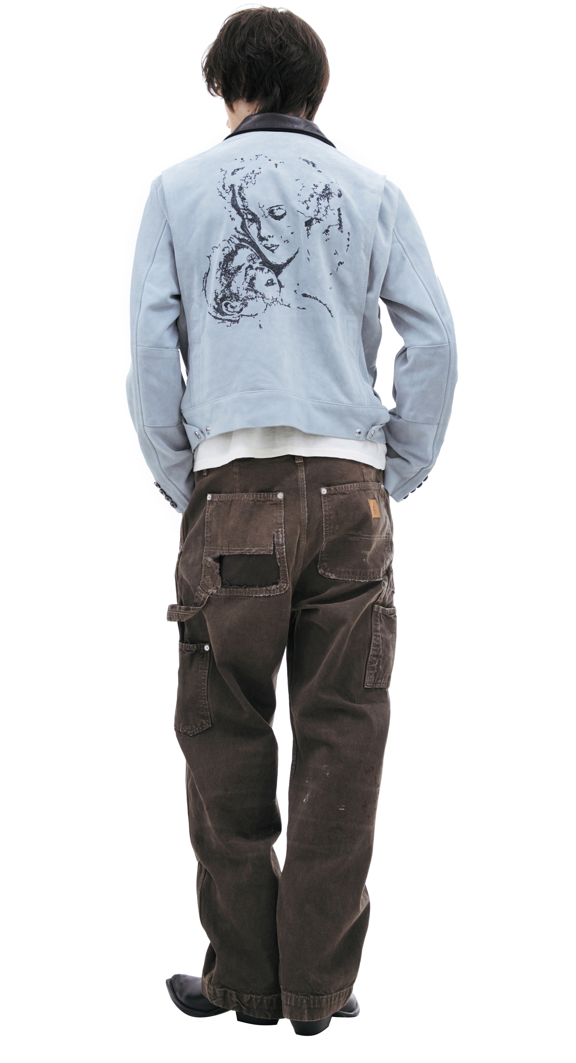 Enfants Riches Déprimés Jacket with a turn-down collar