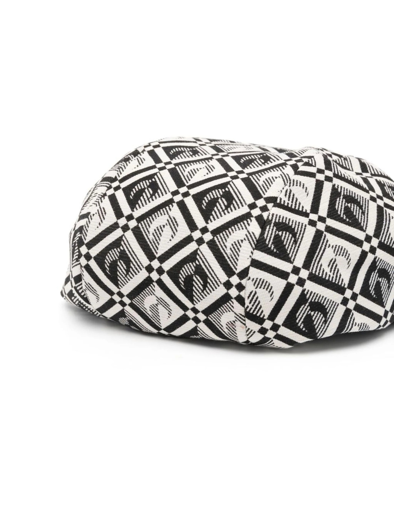 MARINE SERRE Moon Diamant Print Beret