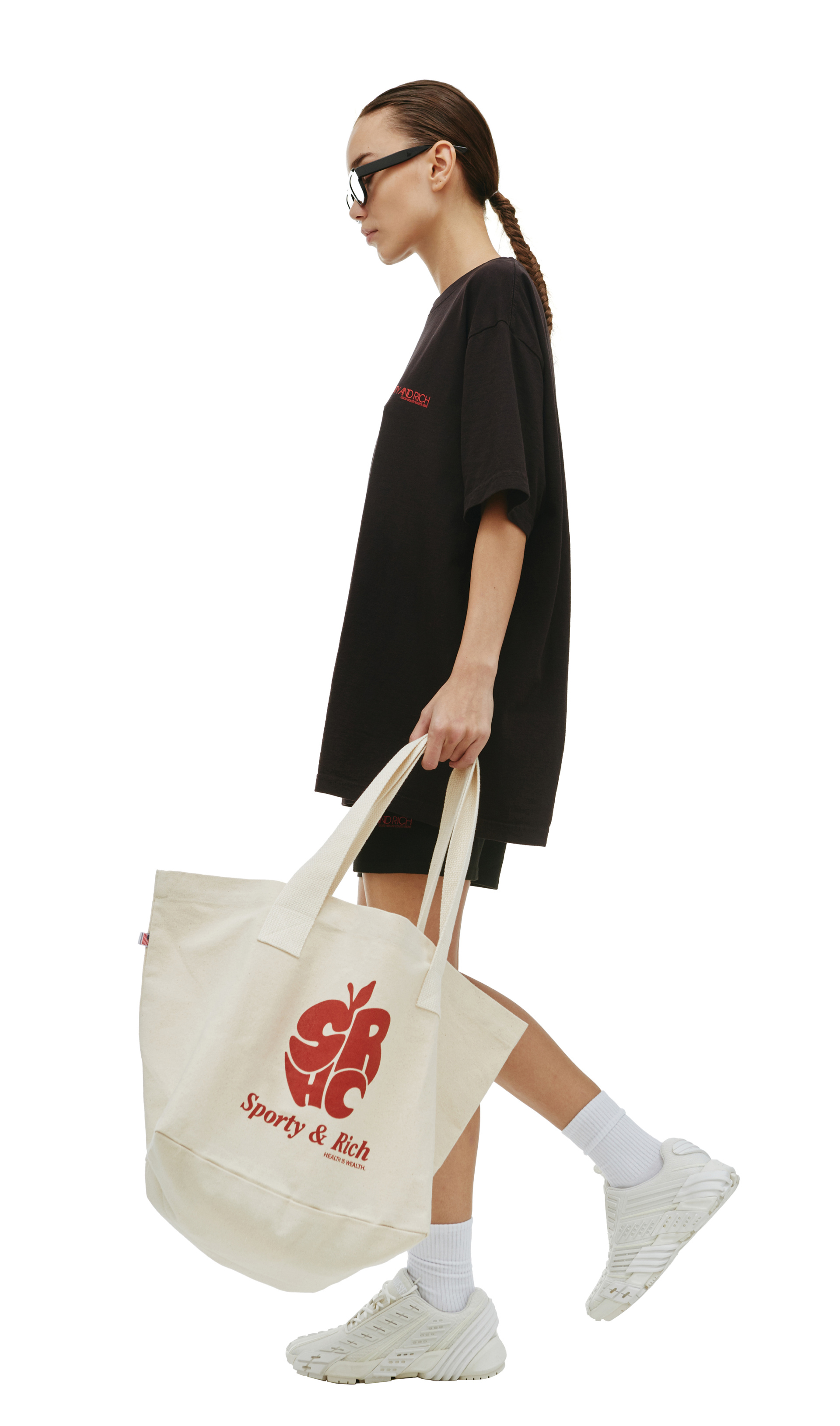SPORTY & RICH Apple shopper bag