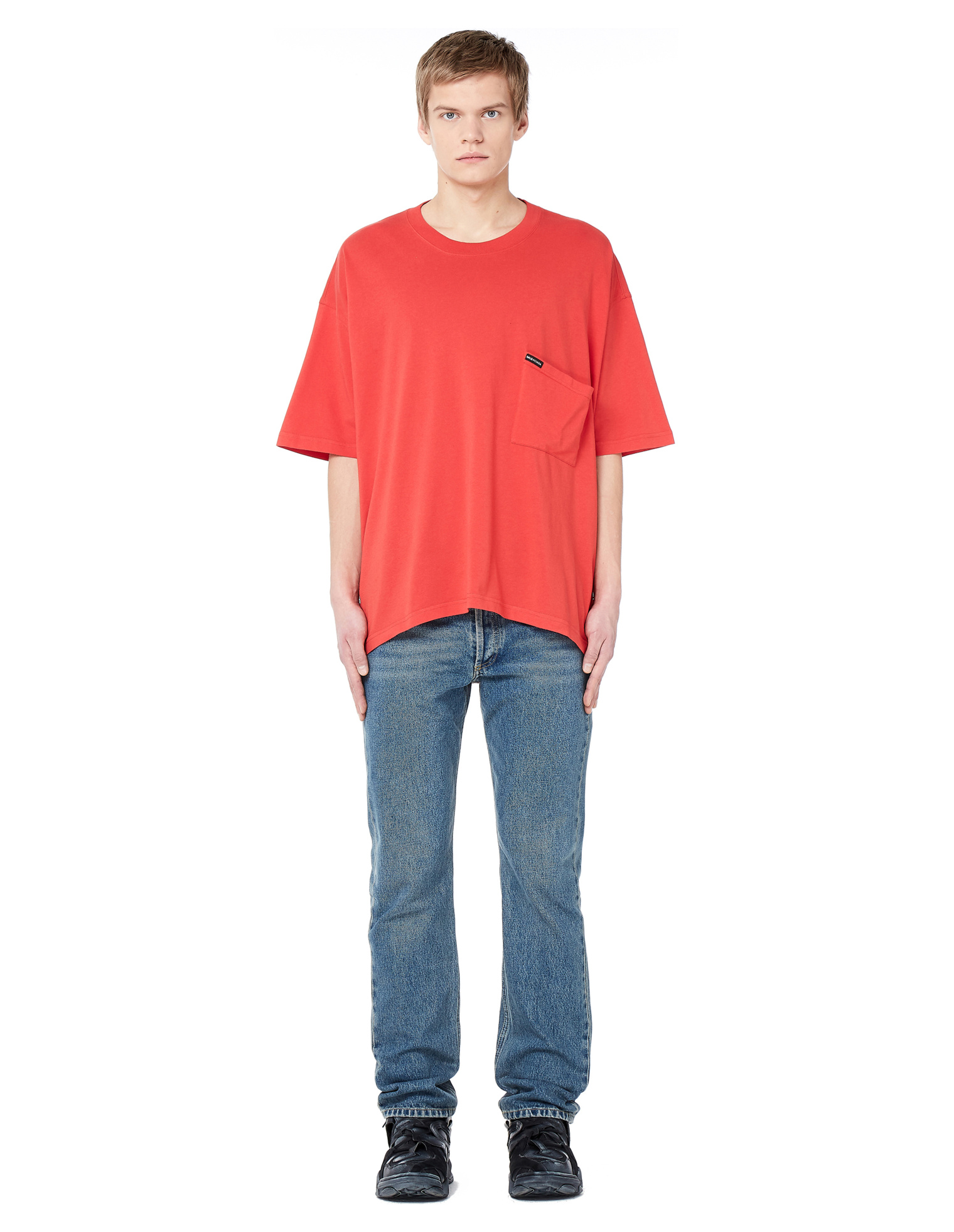 Balenciaga Men\'s Europe 2018 Cotton T-Shirt