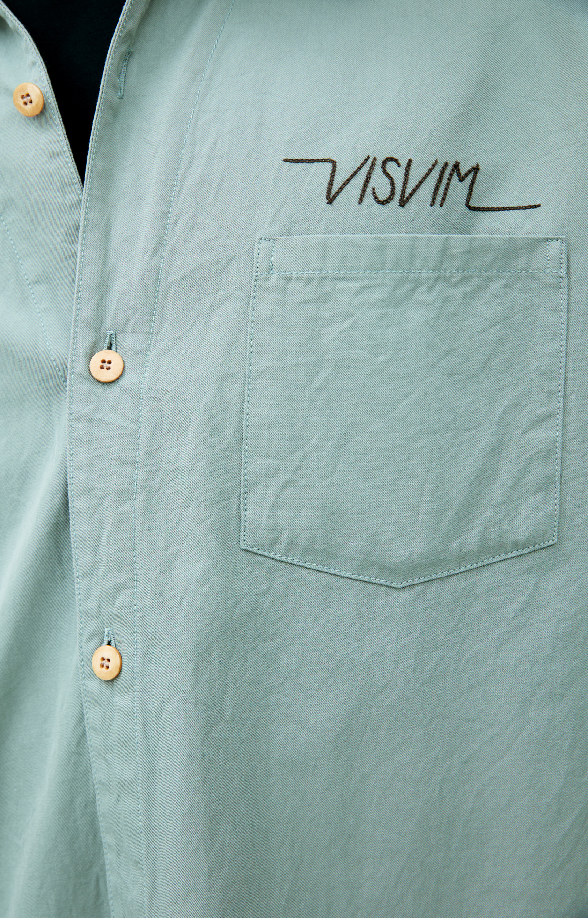 visvim Shirt with embroidered logo