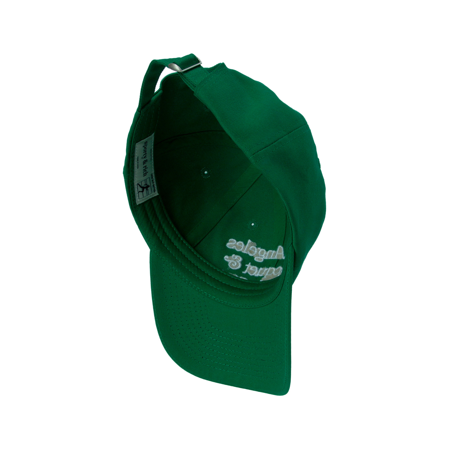 SPORTY & RICH Green \'LA Racquet\' cap