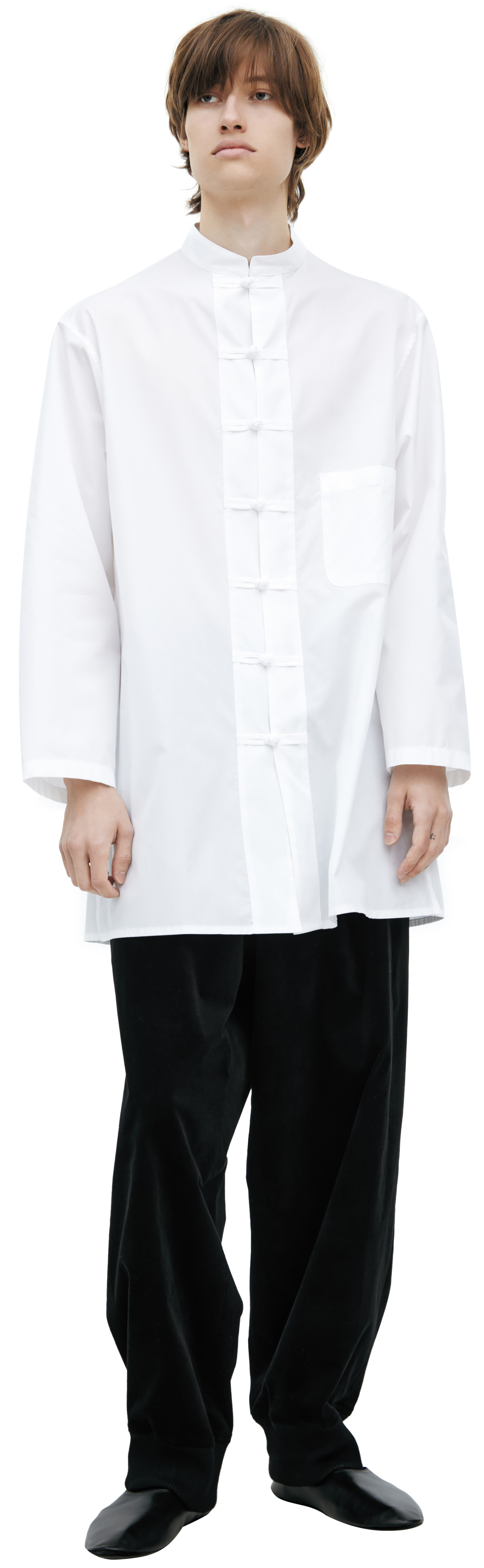 Yohji Yamamoto White button-down shirt